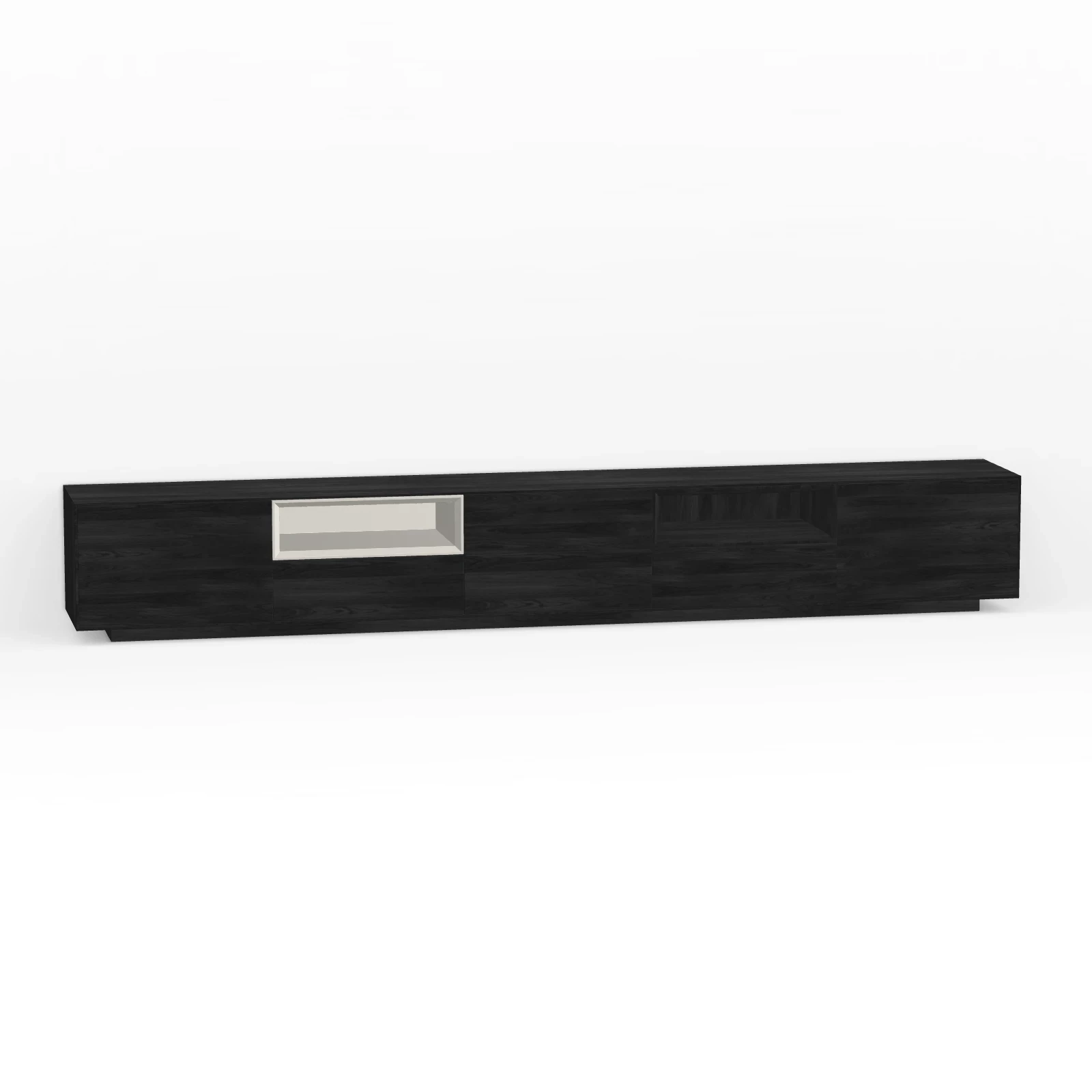 TV Meubel Black Sky 300cm Plint