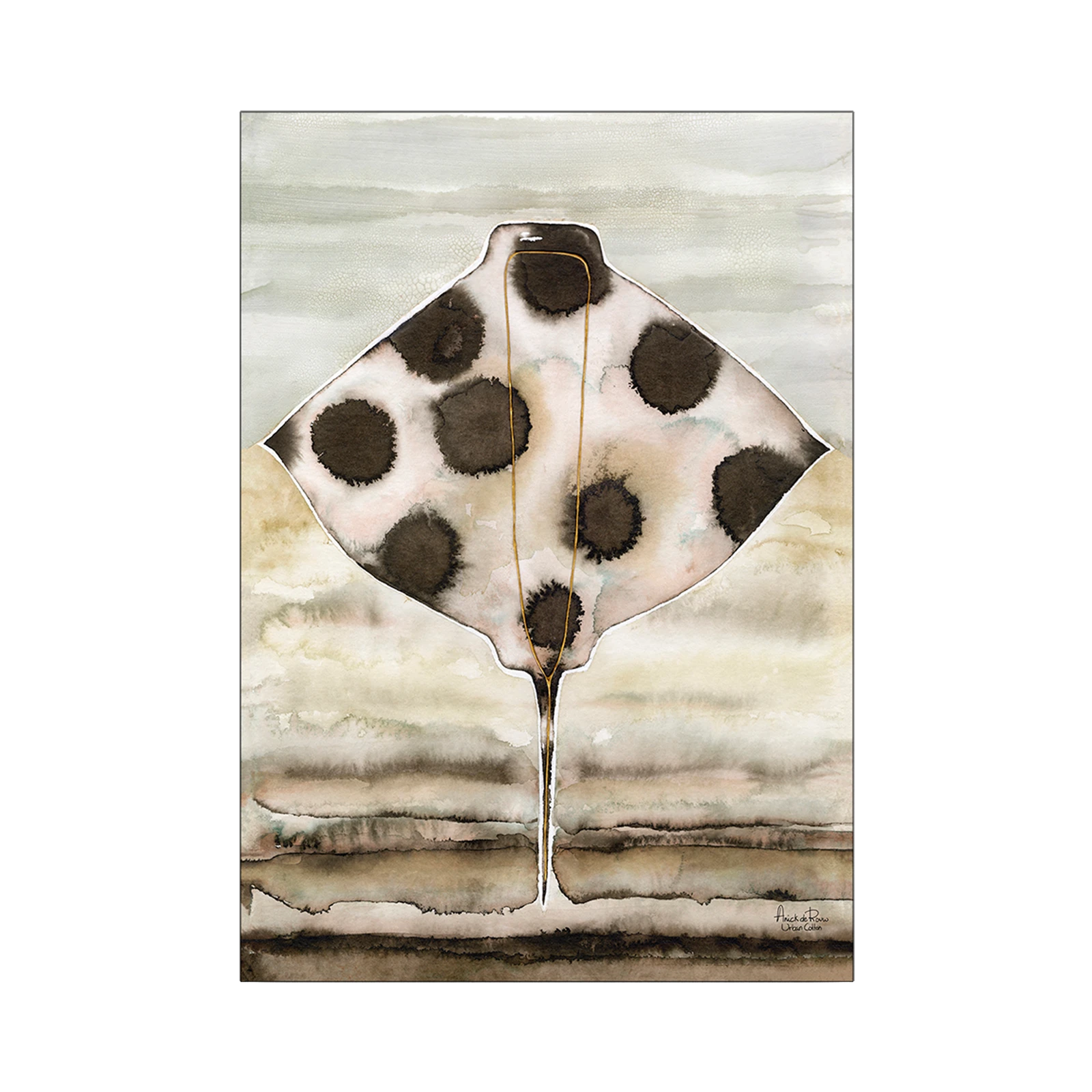 Wanddecoratie 145x110 Eagle Ray (medium)