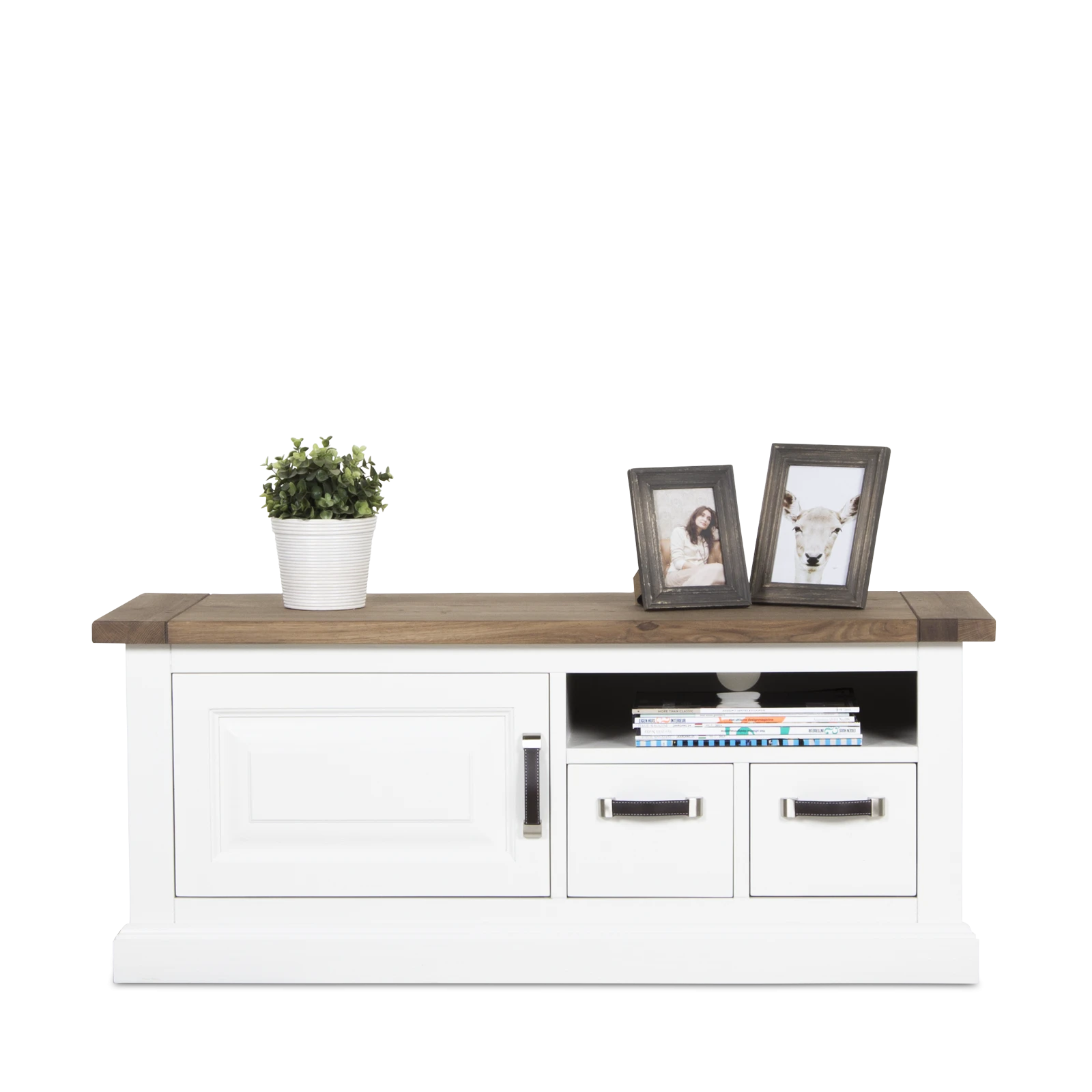 Tv meubel (120cm) Silvercreek - Combi Verweerd/RAL9010
