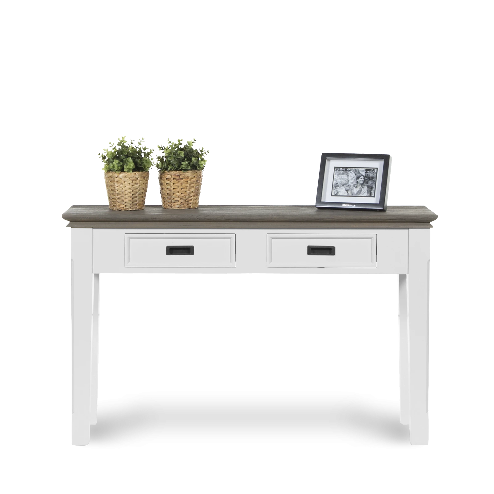 Sidetable (120cm) Riverwoods - ClearWhite/Rustic Grey