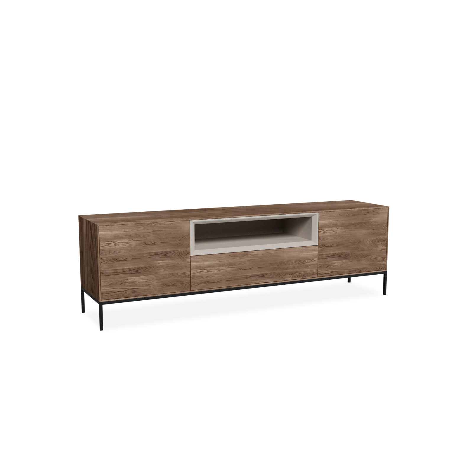 TV Meubel Kiezel 180cm Poot
