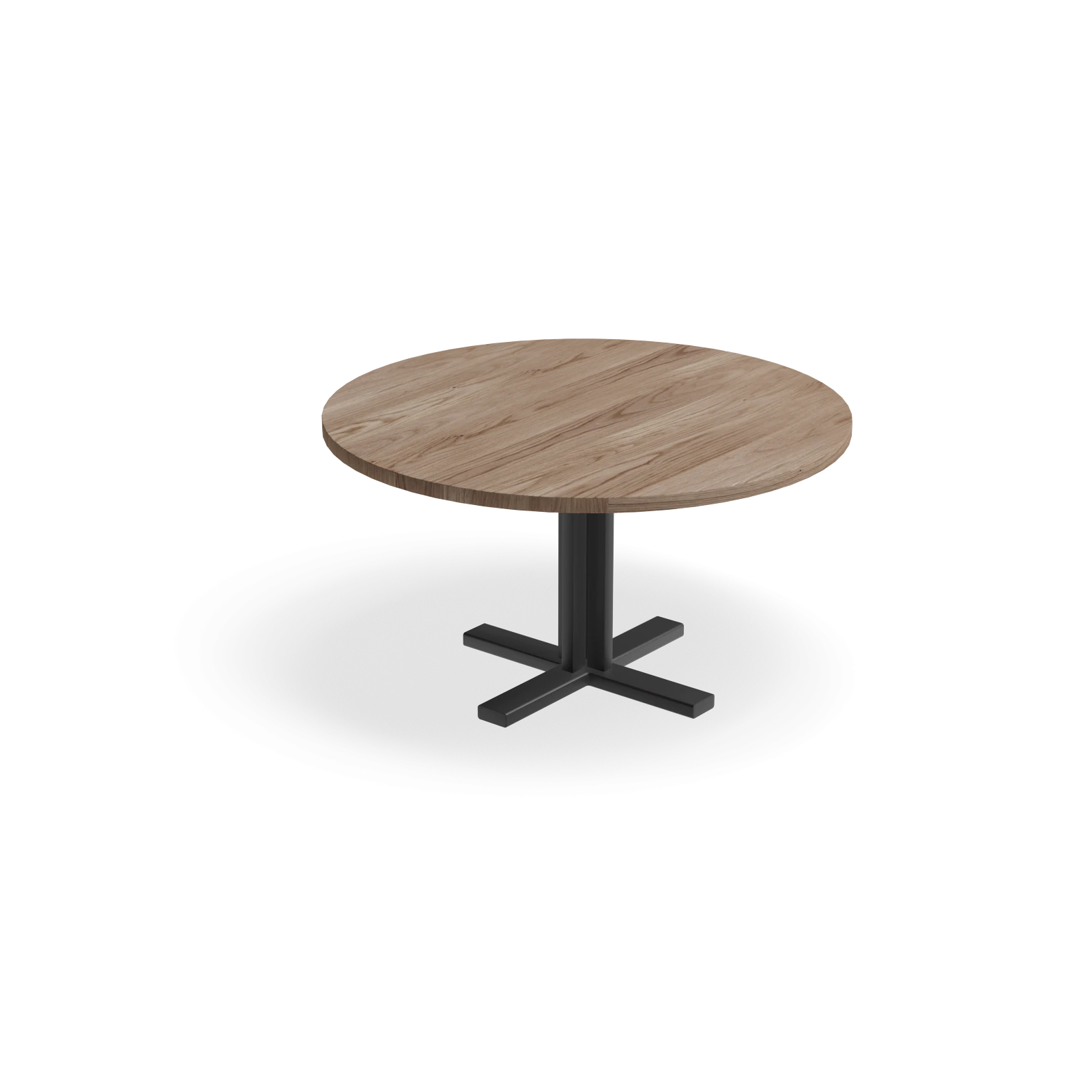 Eettafel Kolos - Rond Eiken Kiezel (140cm)
