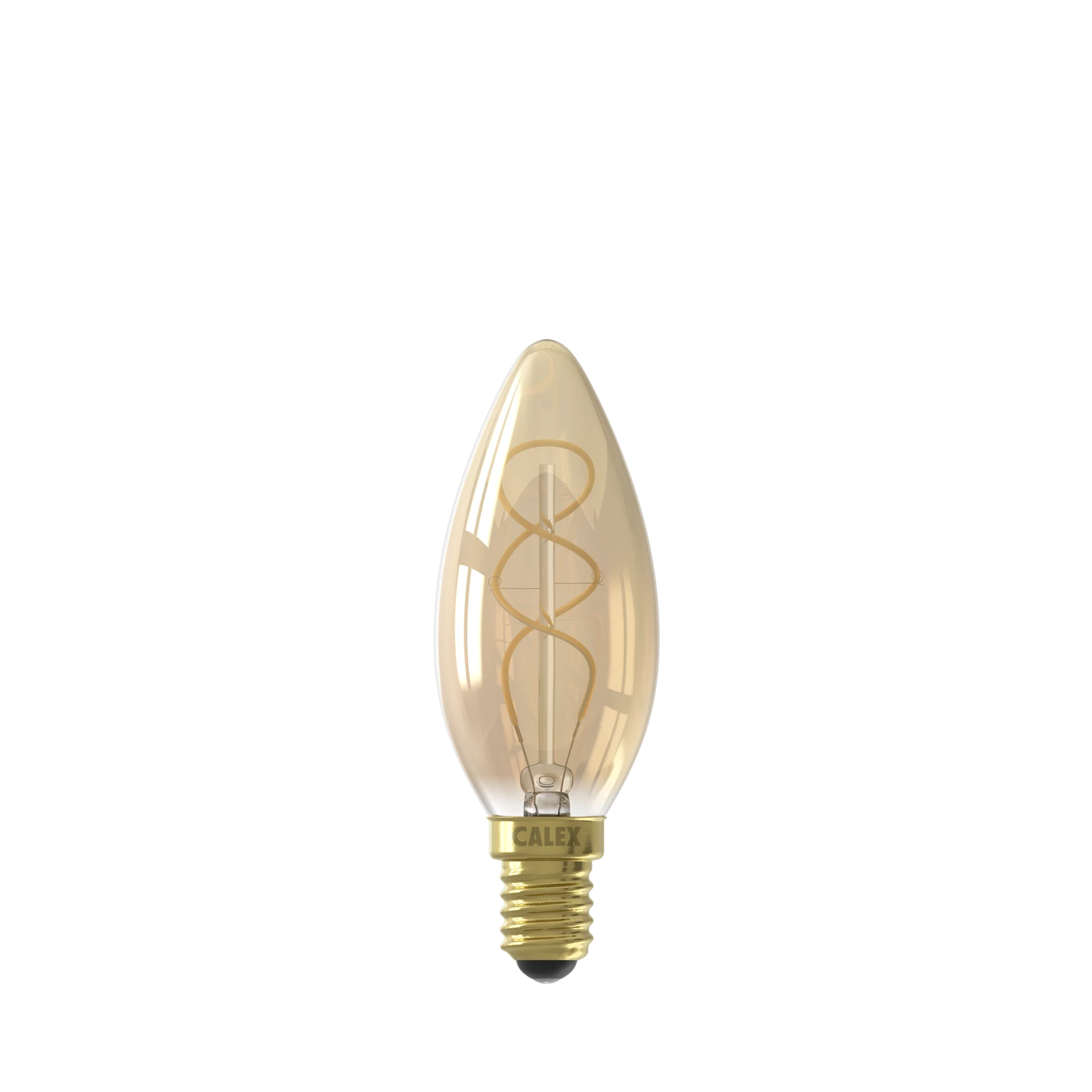 Lichtbron Kaars (98x35mm) goud E14