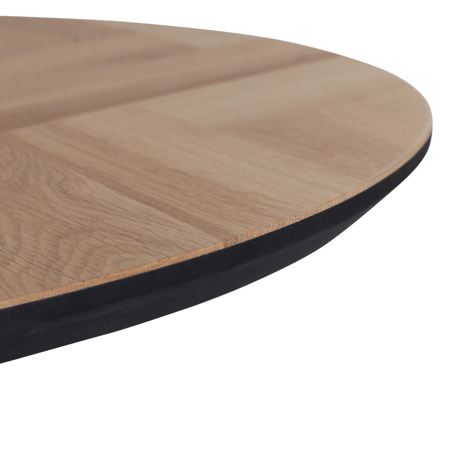 Salontafel (ovaal - 130x75cm) Parket - Nature White