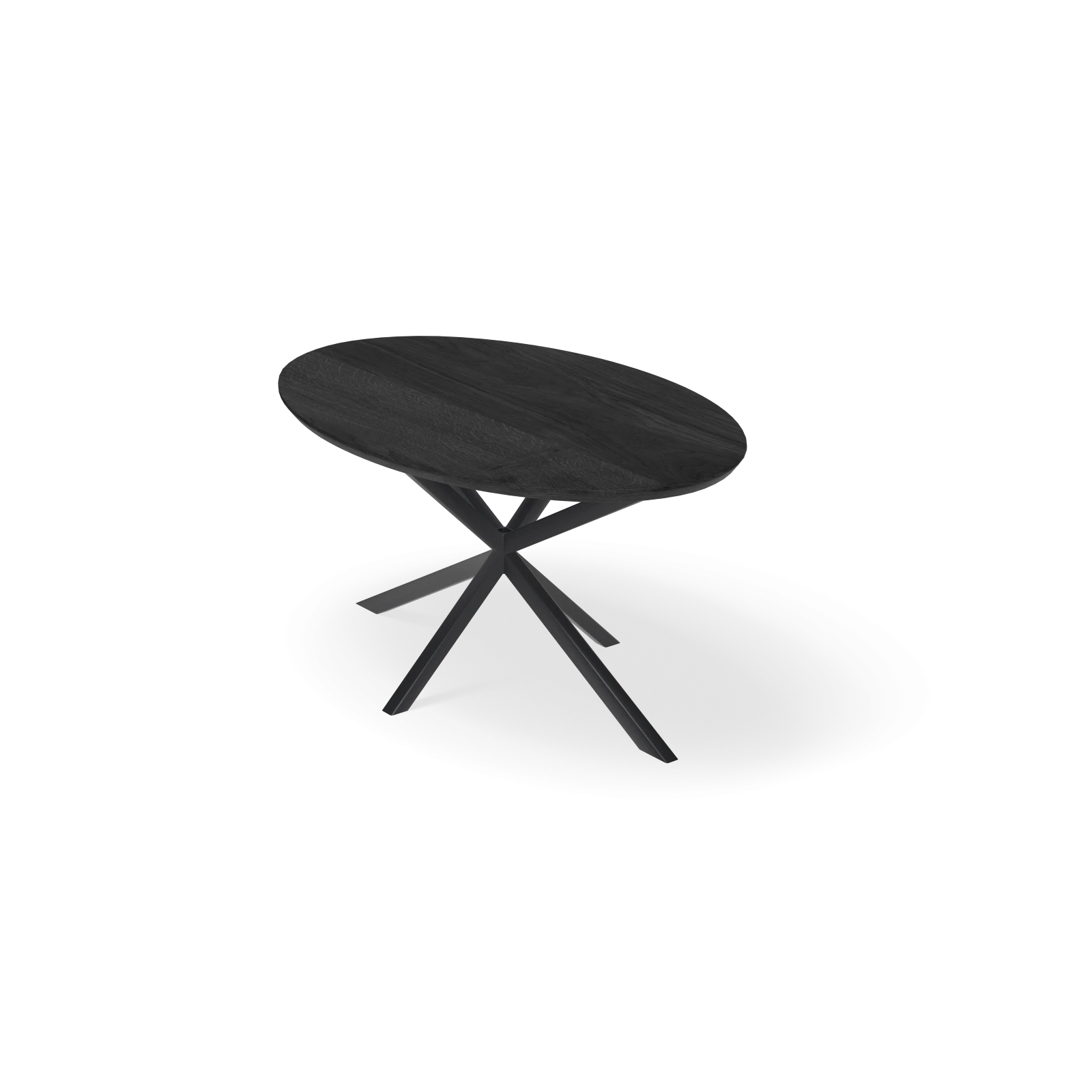 Eettafel North - Ovaal Eiken Black Sky (155x100cm)