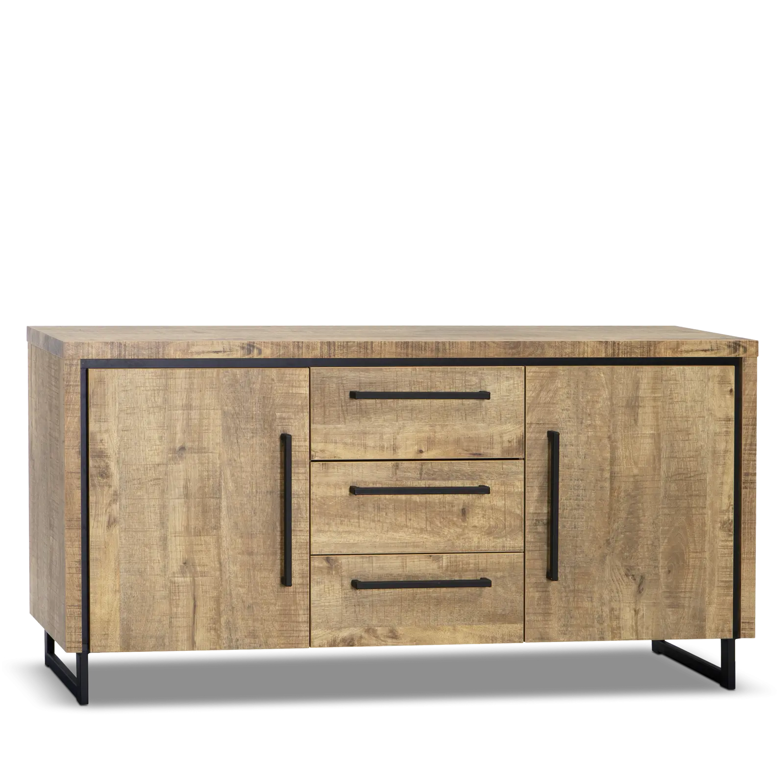 Dressoir Sheridan - 172 cm - Lamulux Mango - 2 deuren, 3 laden