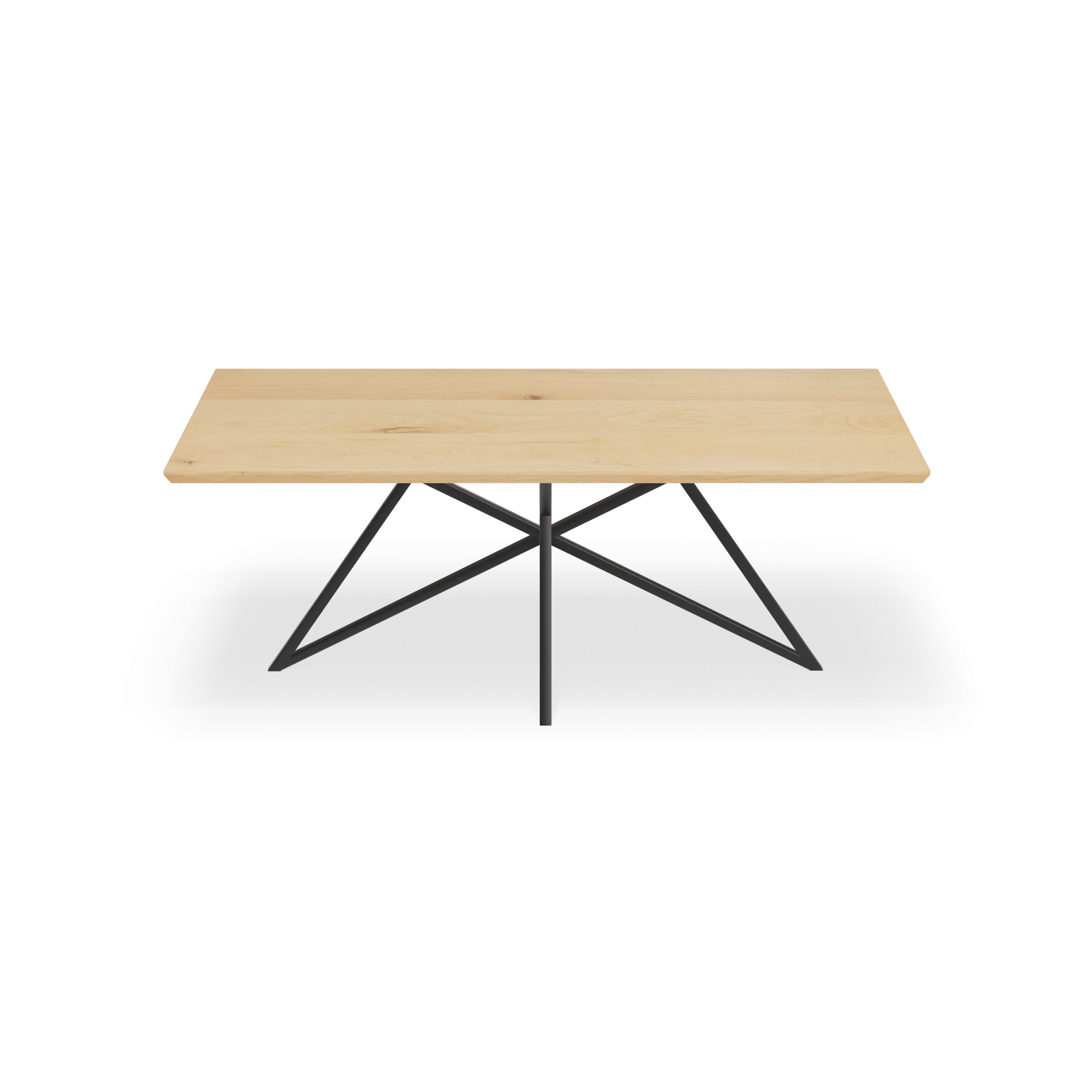 Eettafel Crosse - Rechthoek Nature White (200x100cm)