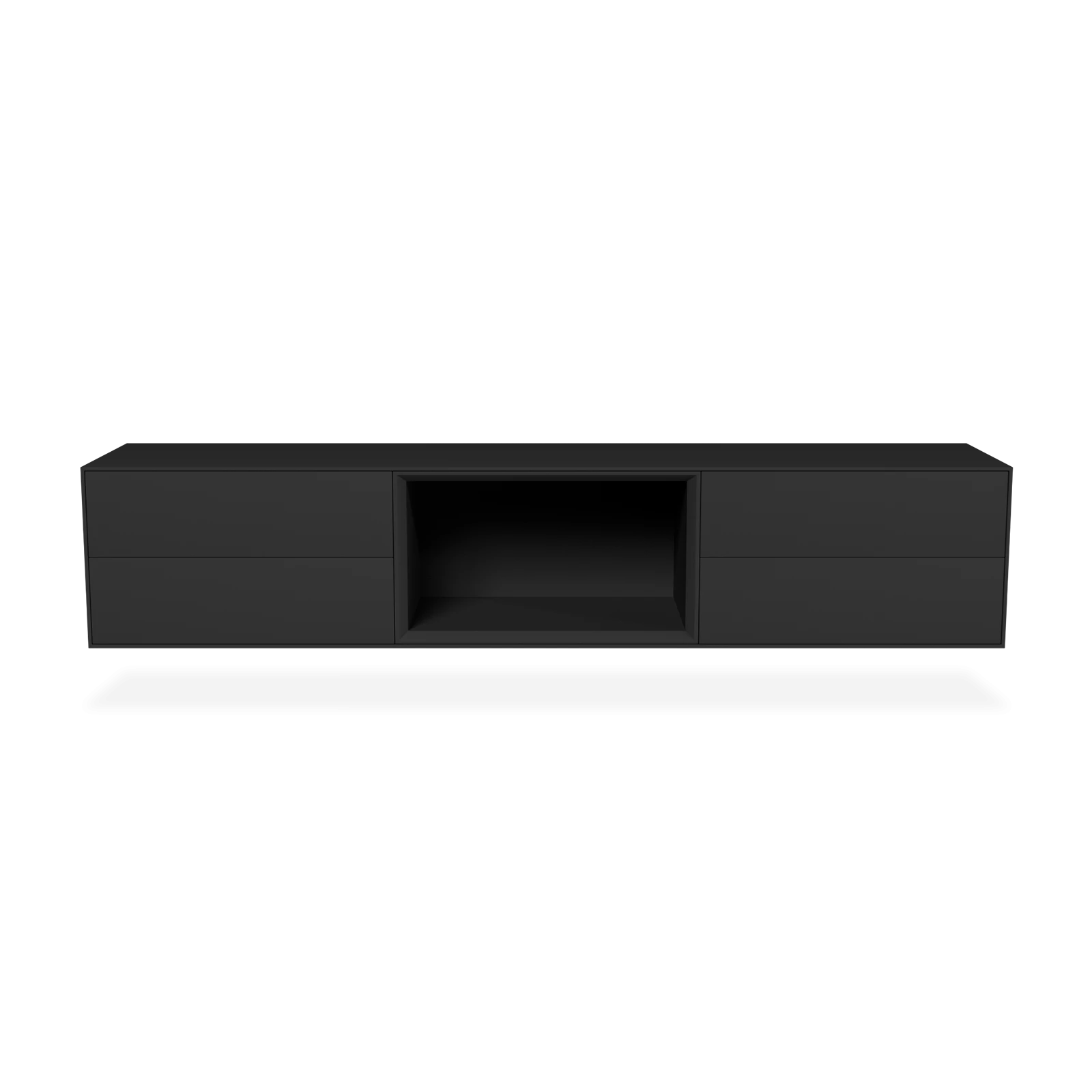 TV Meubel Black 200cm Zwevend