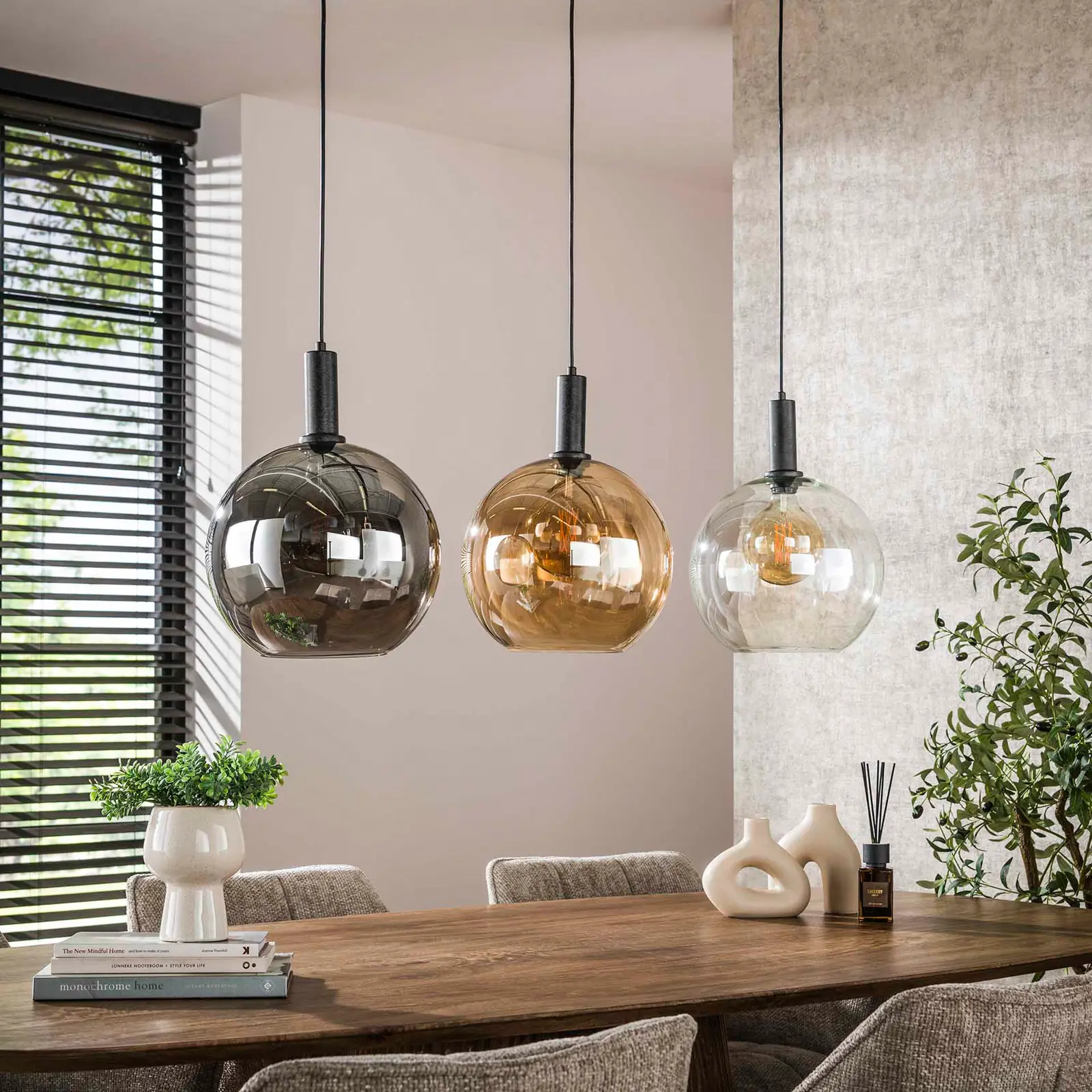 Hanglamp Sfera - Tricolore 3 lichts - Artic zwart