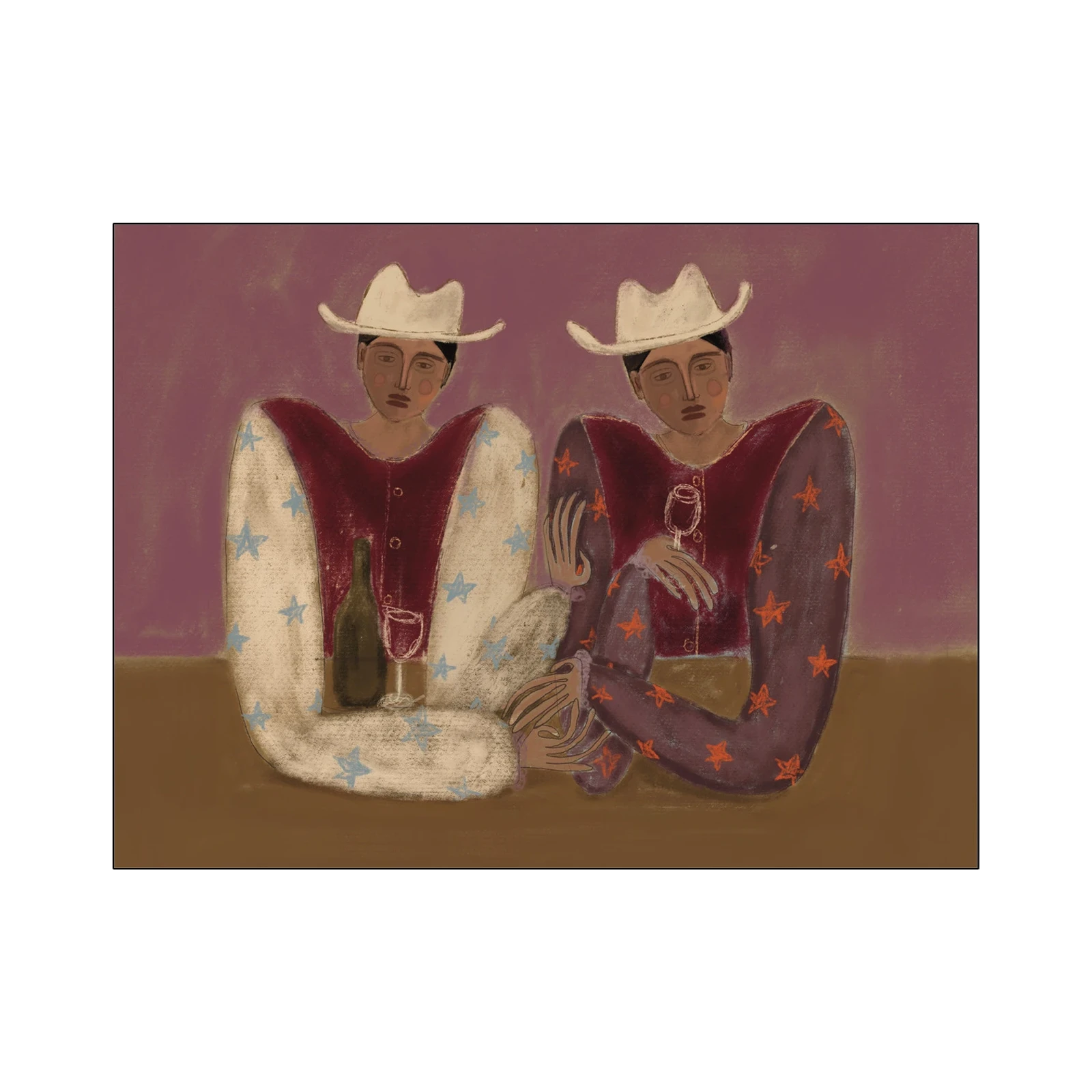 Wanddecoratie 110x145 Good Ranch Talk (medium)