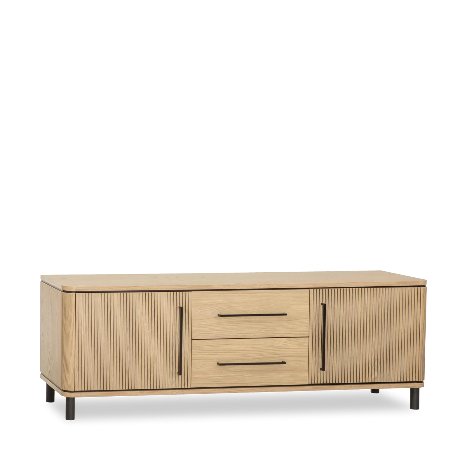 TV meubel Shuffle – 180 cm – Lamulux Blond Oak – 2 deuren, 2 laden