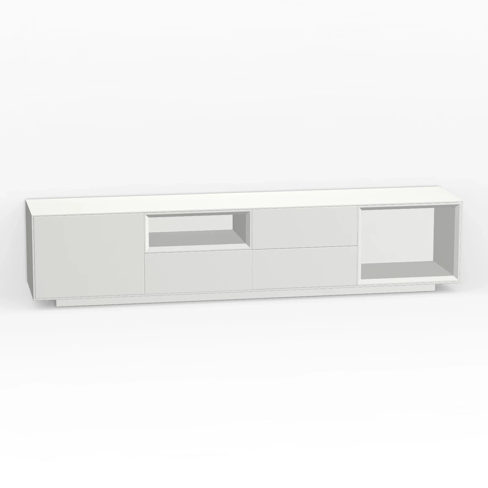 TV Meubel Signal White 200cm Plint