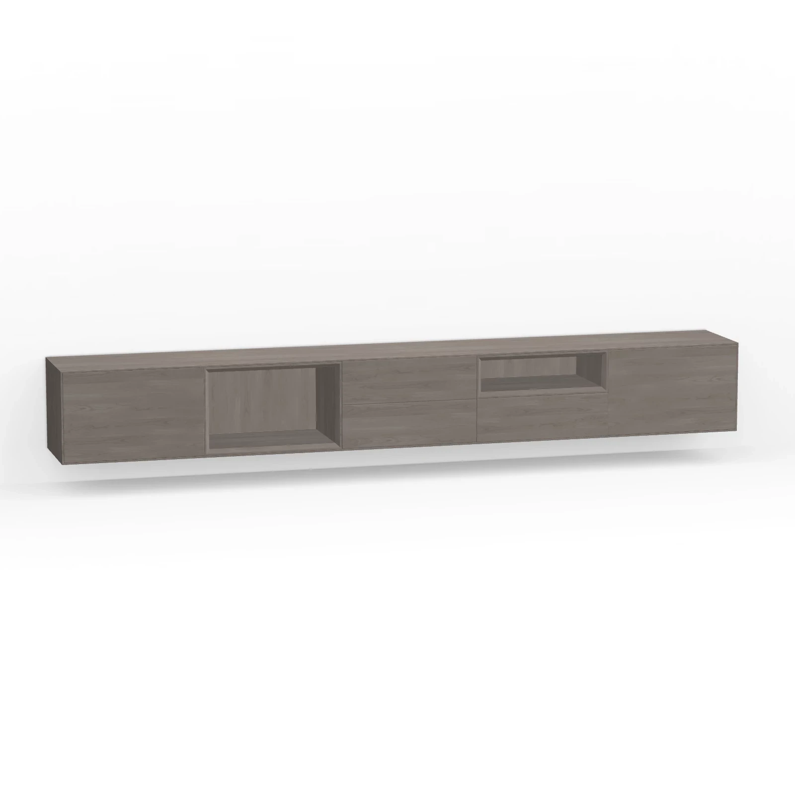 TV Meubel Mice Grey 300cm Zwevend