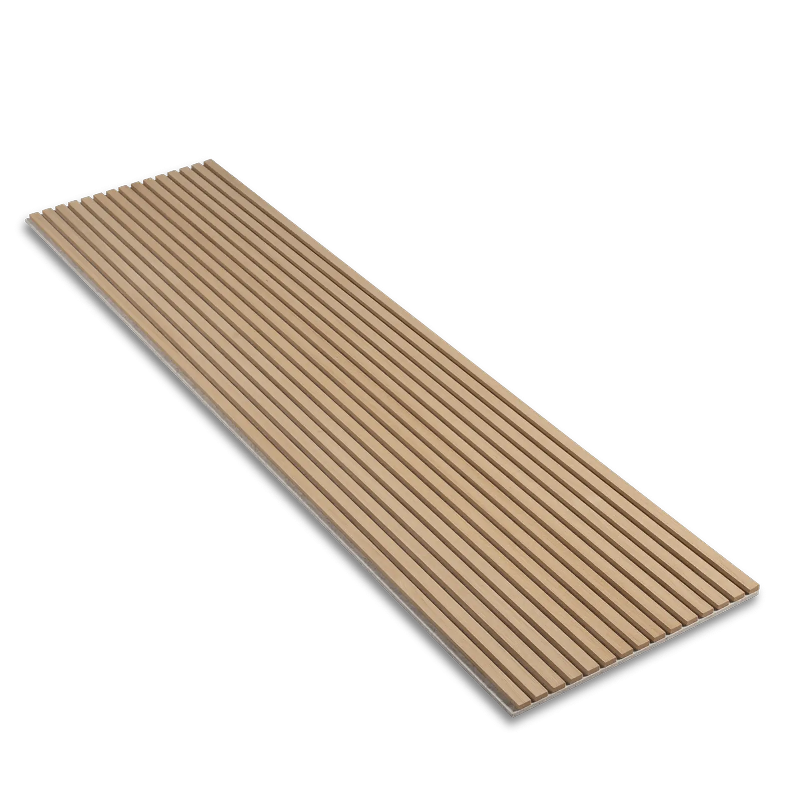 SALE: Akoestisch wandpaneel Wood - 240x60 cm - Eiken met grijs vilt