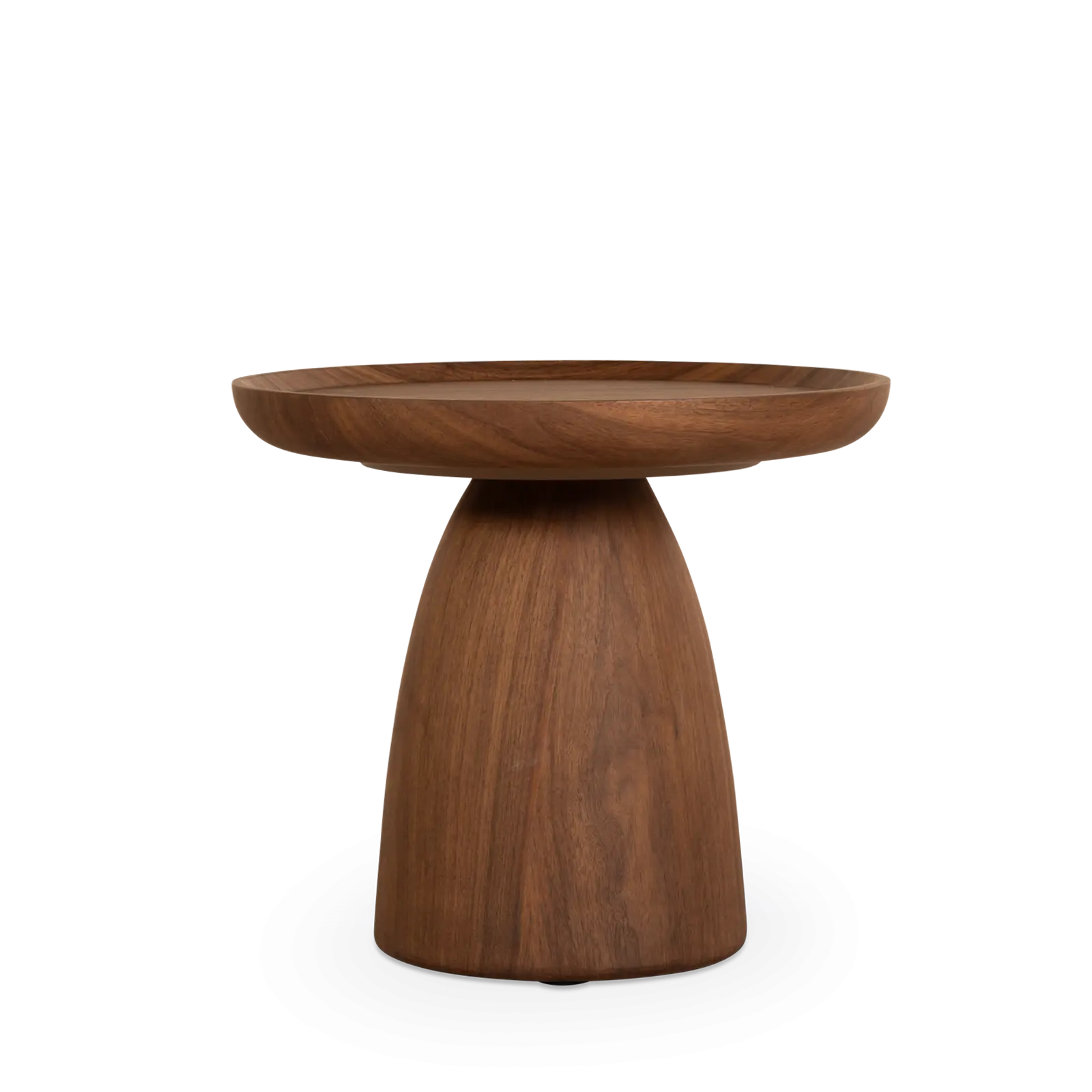 Salontafel Nilas - rond 50 cm - Walnoot