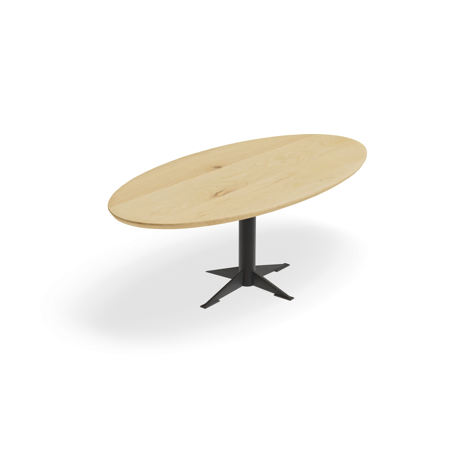 Eettafel Westfield- Ovaal Eiken Nature White (220x110cm)