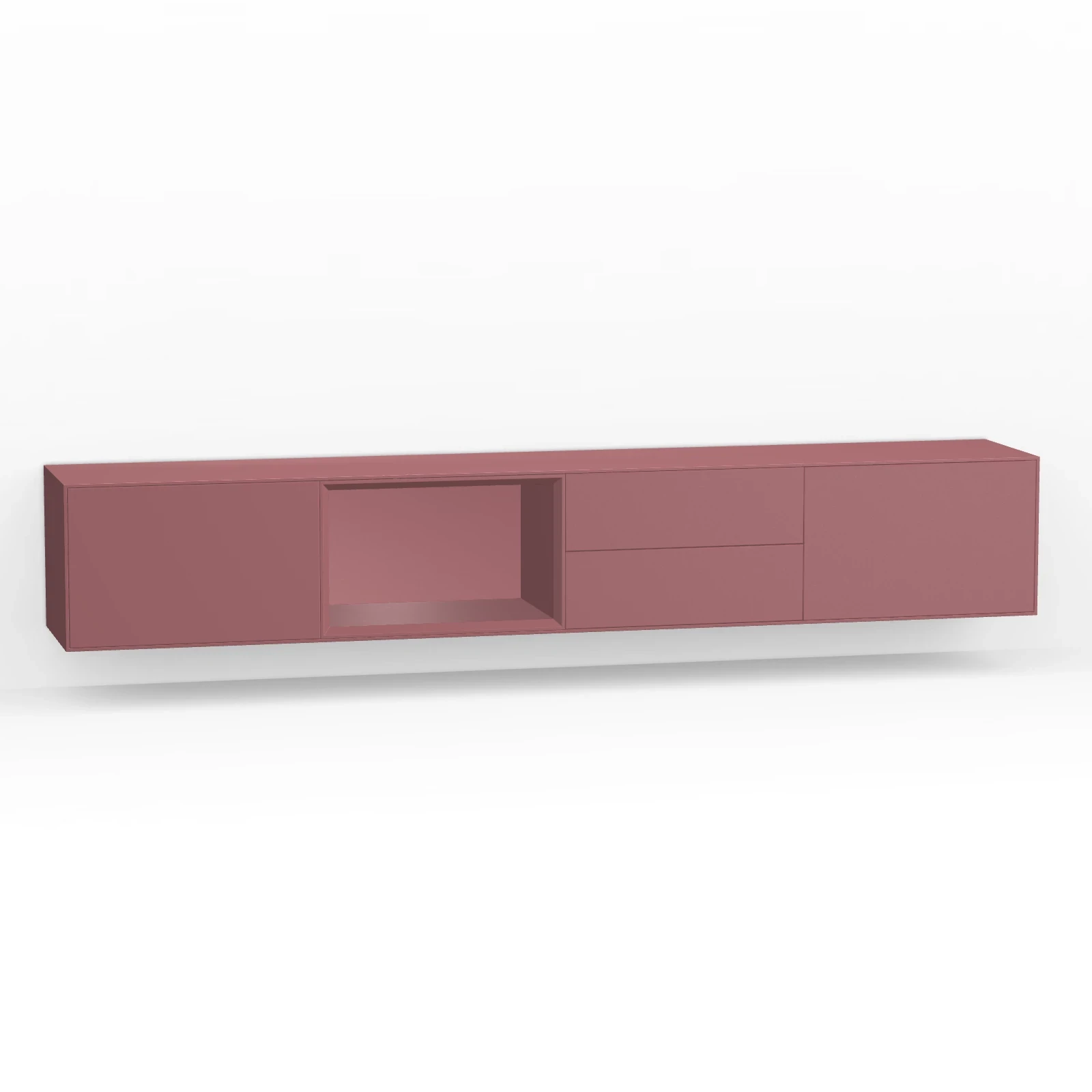 TV Meubel Hermosa Pink 240cm Zwevend