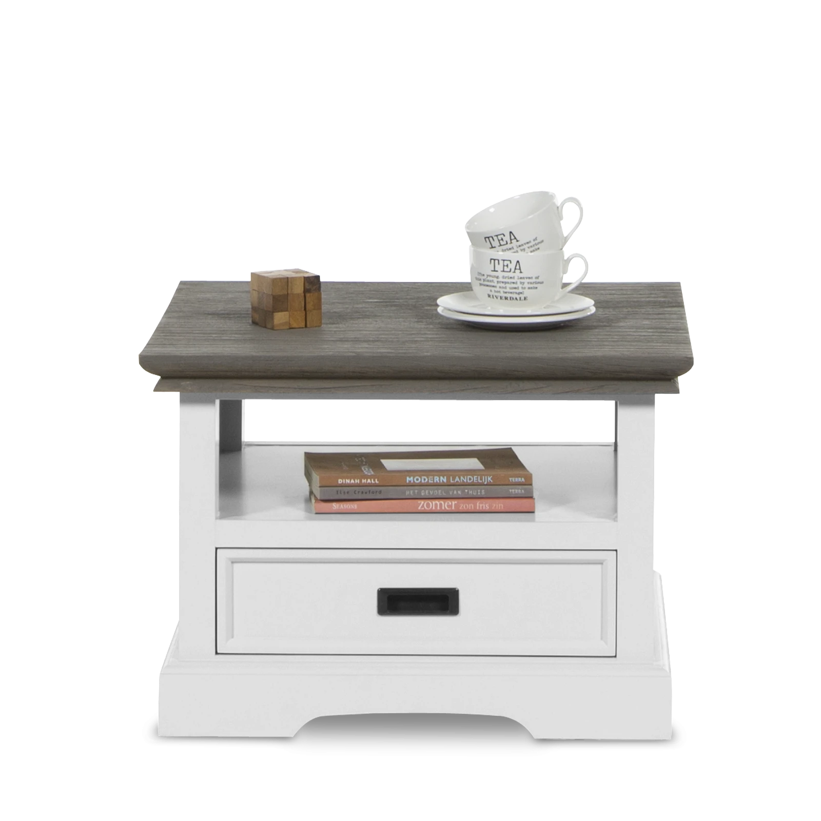 Hoektafel Riverwoods - ClearWhite/Rustic Grey