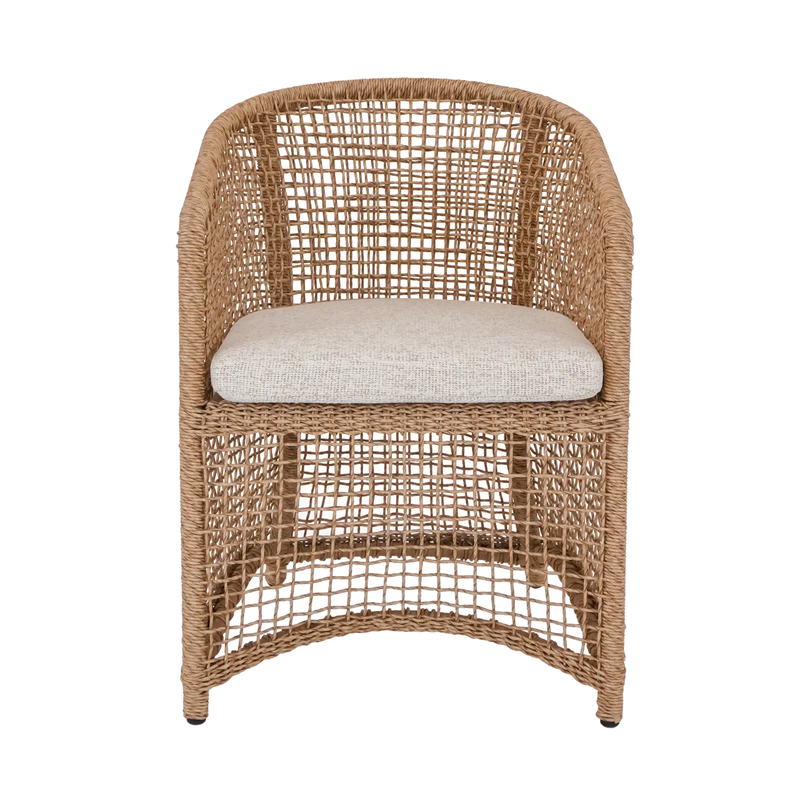 Armstoel Solaine - geschikt voor indoor & outdoor - Naturel - sale - OP=OP