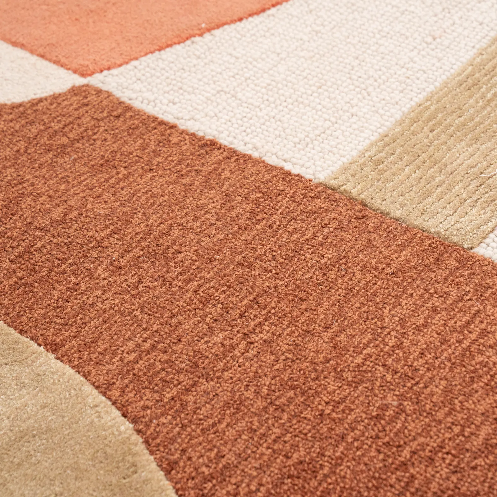 Vloerkleed Kazi - 190x290 cm - Meerkleurig: Terracotta 