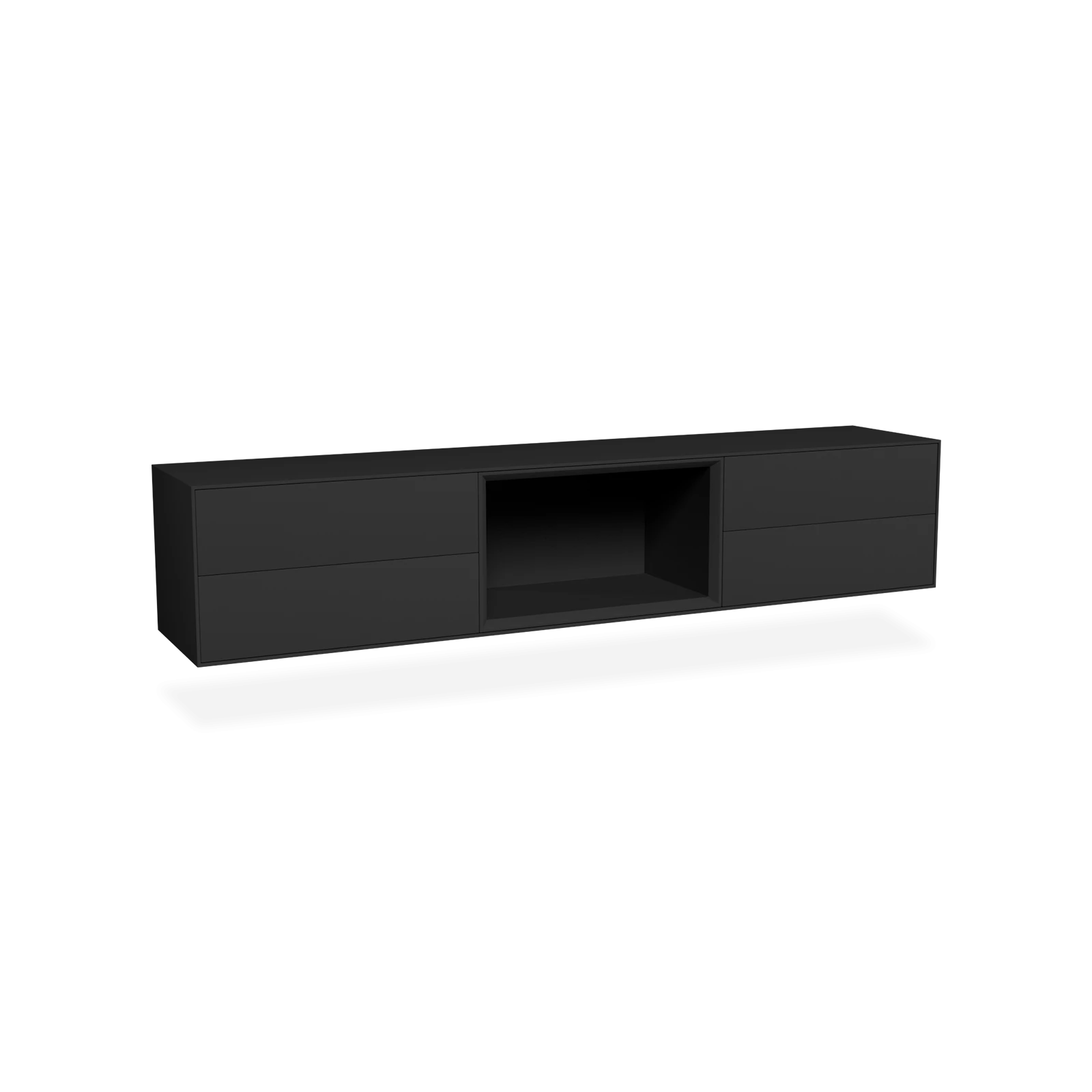 TV Meubel Black 200cm Zwevend