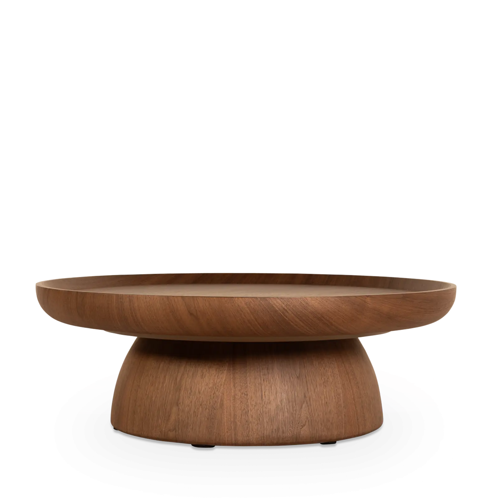 Salontafel Nilas - rond 90 cm - Walnoot