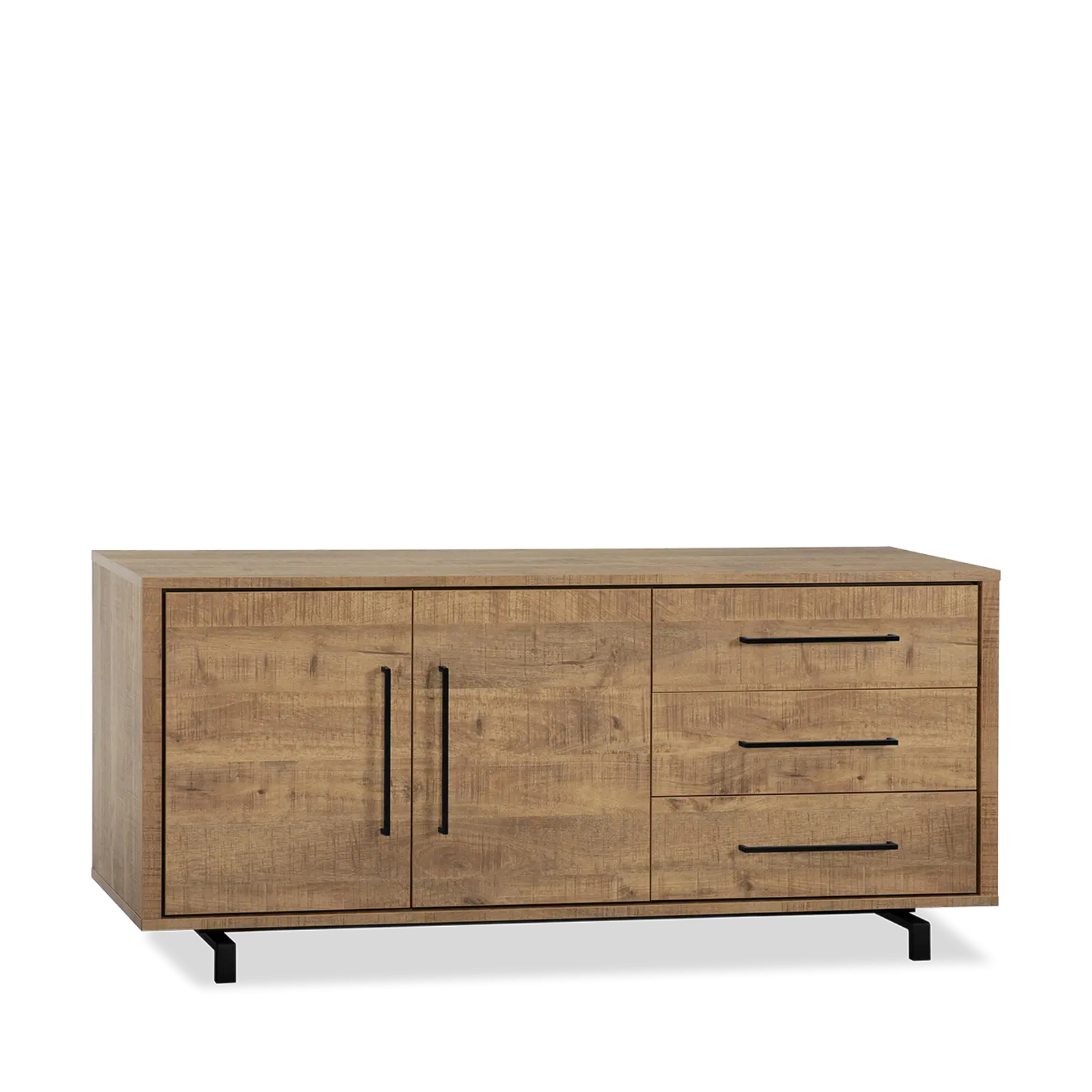 Dressoir Fairmont - 180 cm - Lamulux Mango - 2 deuren, 3 laden