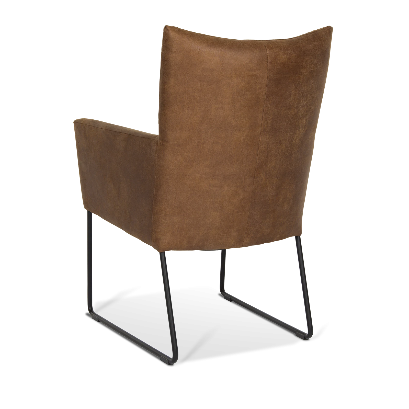 Armstoel Pim - Bizon Cognac (incl. beugelpoot)