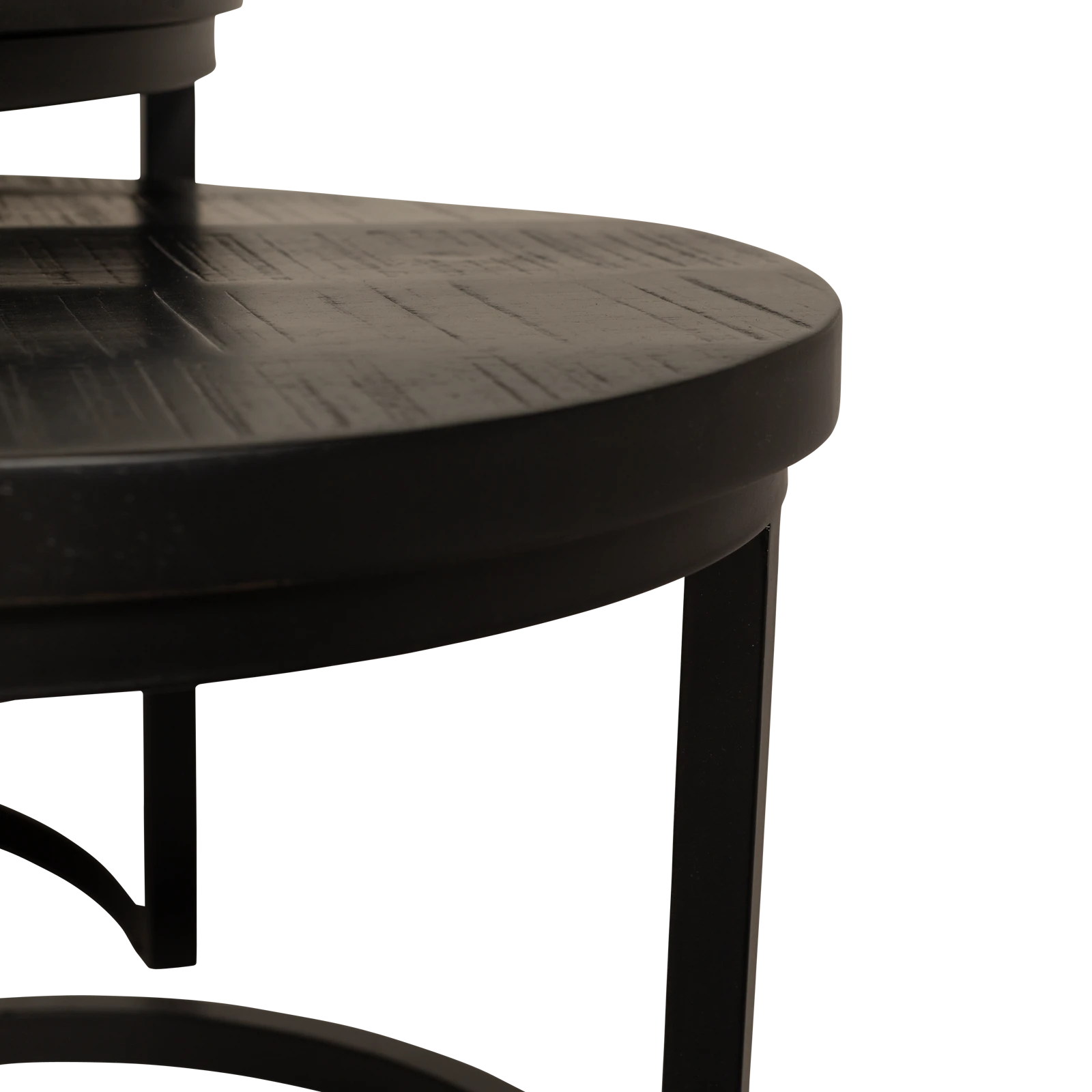 Relaxdays bijzettafel set van 3 - bijzettafels mangohout - salontafel