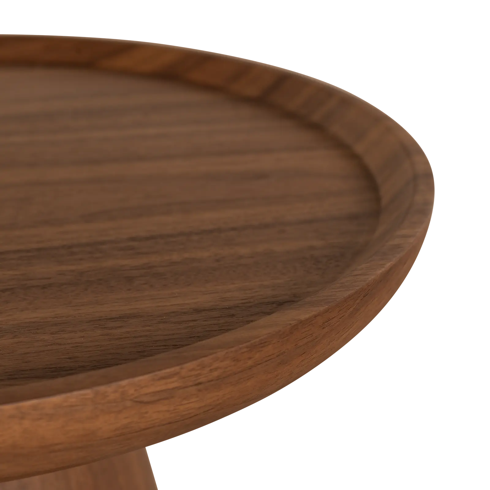 Salontafel Nilas - rond 50 cm - Walnoot