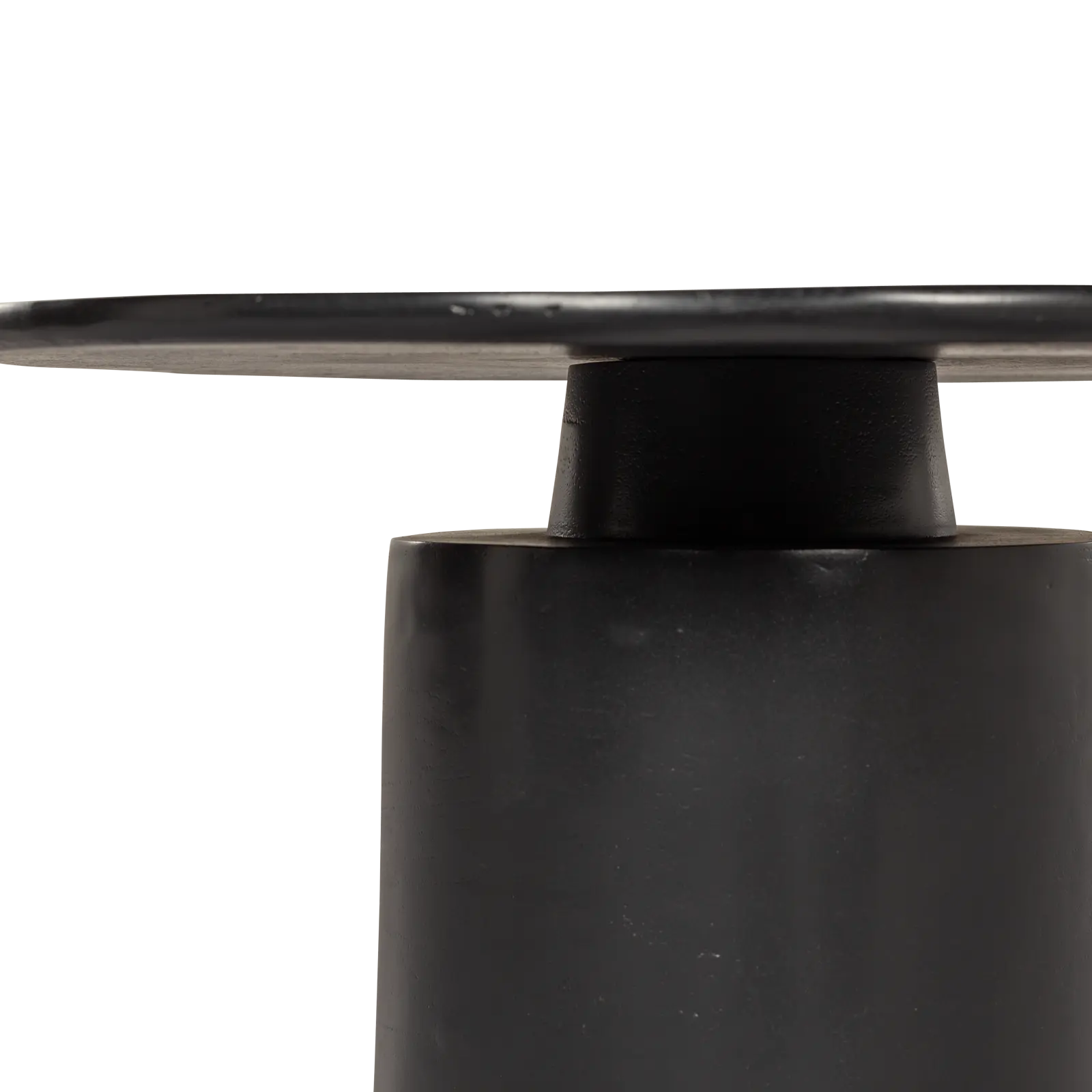 Salontafel Nessa - rond Ø65 cm - metaal Zwart - opruiming