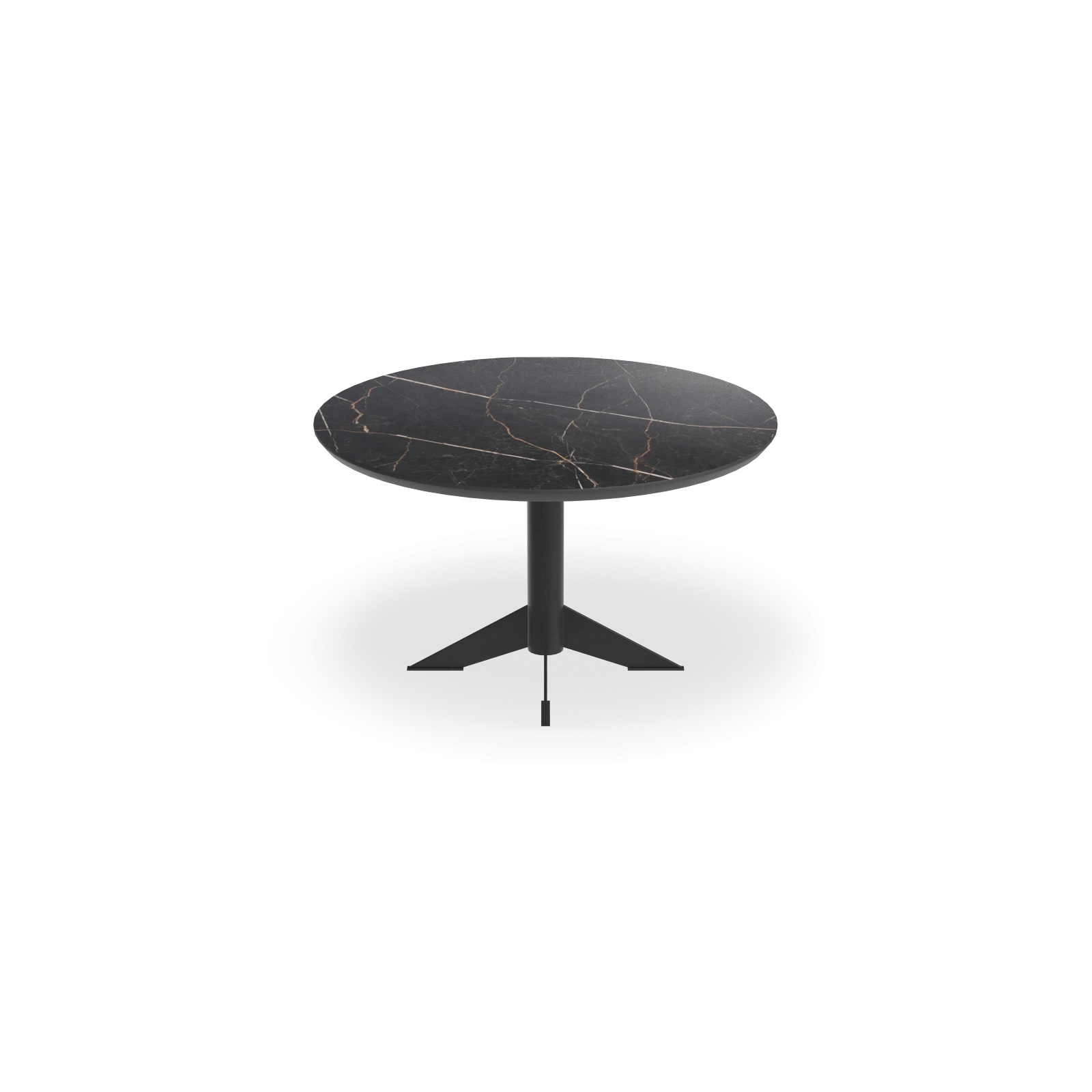 Eettafel Westfield - Rond HPL Marmerlook (130cm)