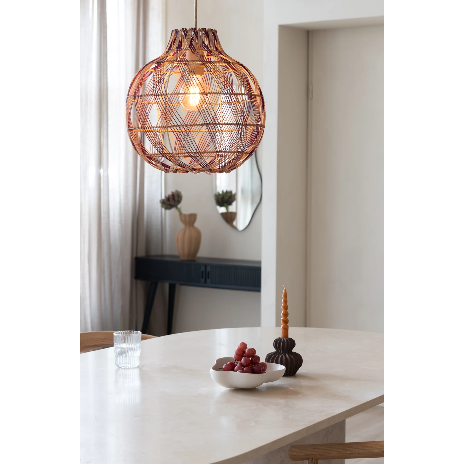 Hanglamp Mendoza (35cm) Naturel