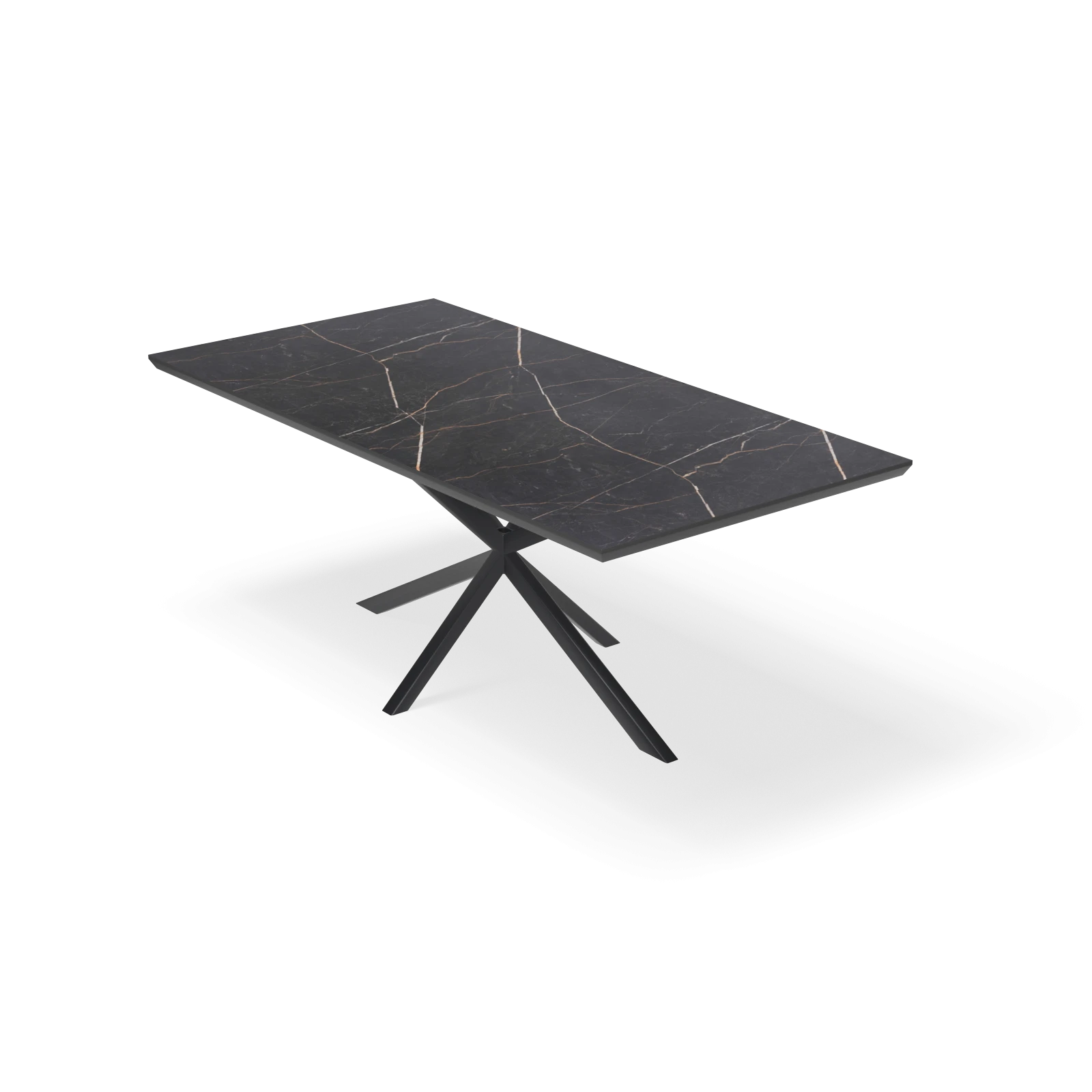 Eettafel North - Rechthoek HPL Marmerlook (200x100cm)