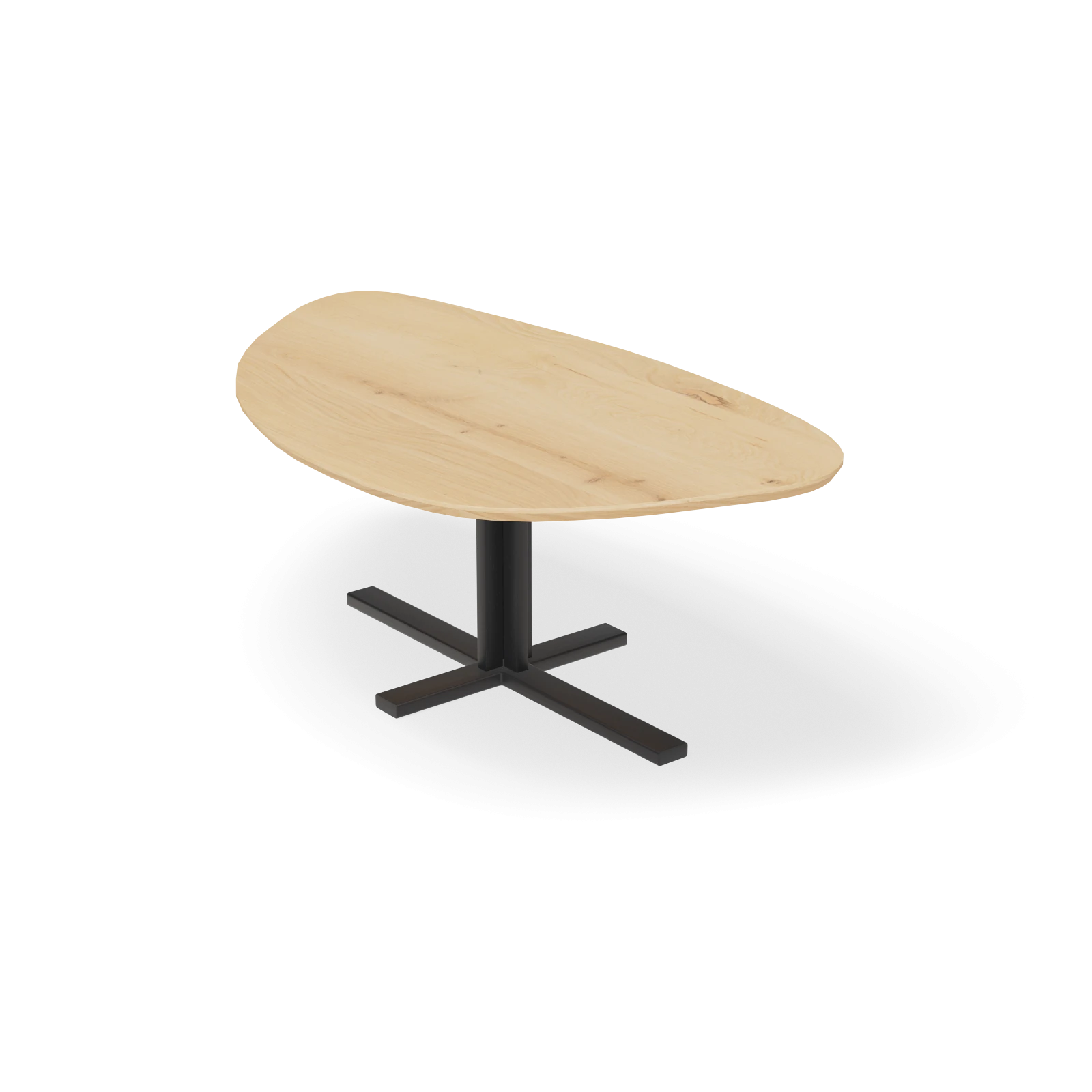 Eettafel Kolos - Kiezel Eiken Nature White (220x125cm)