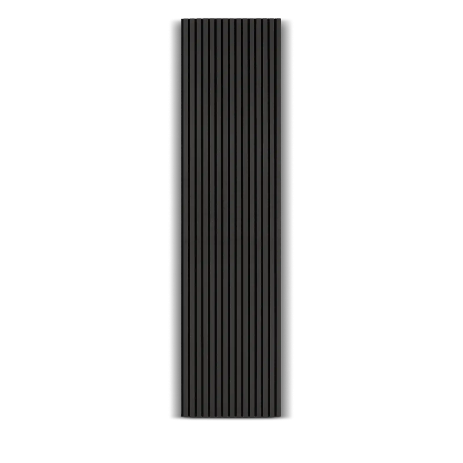 SALE: Akoestisch wandpaneel Wood - 240x60 cm - Zwart