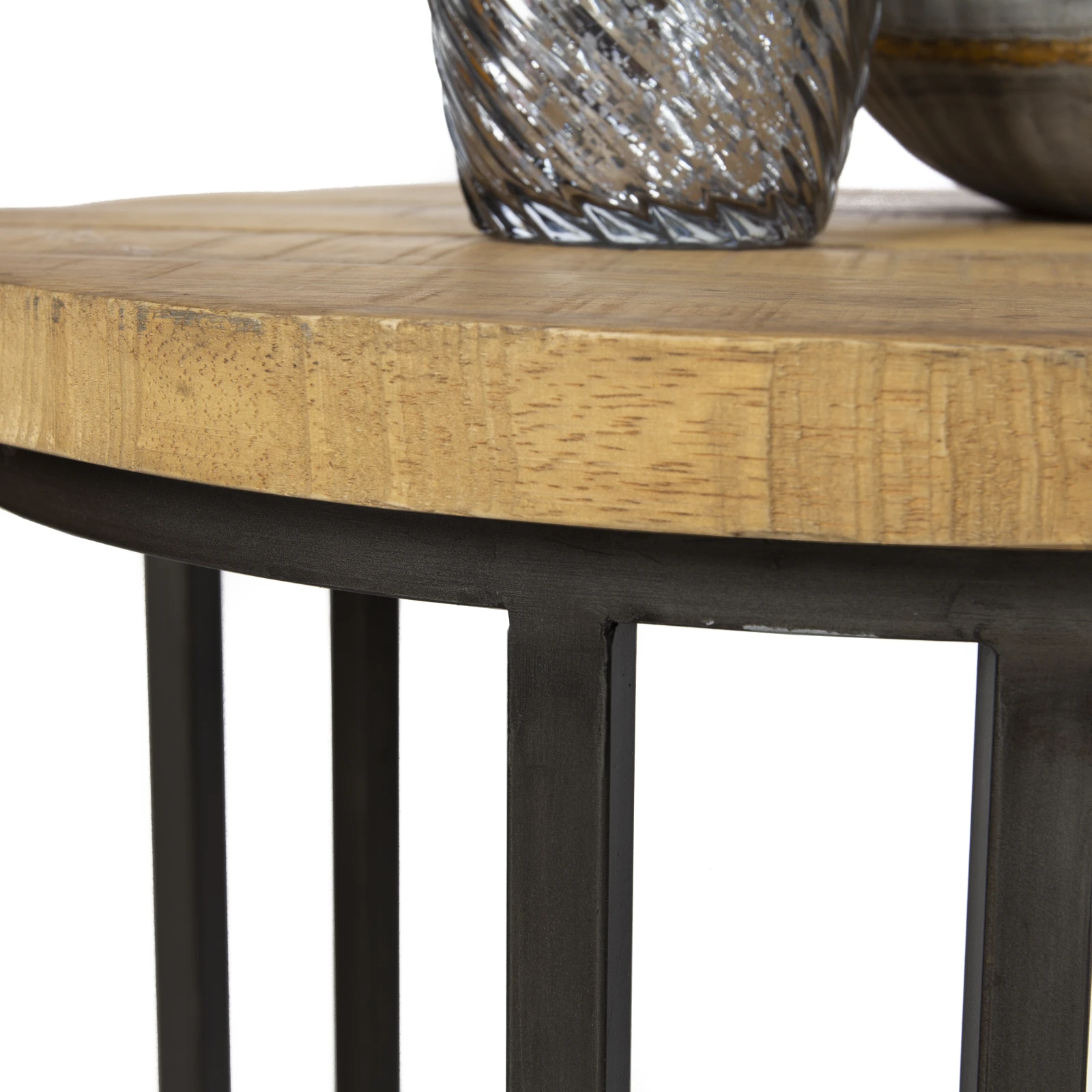 Plantentafel Steelwood - Seasoned Brown/Metaal Zwart