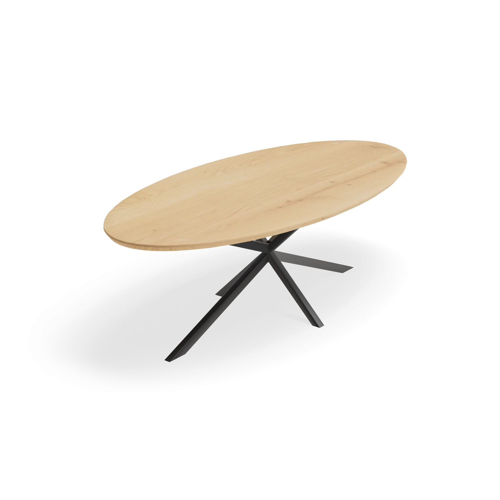 Eettafel North - Ovaal Nature White (240x115cm)