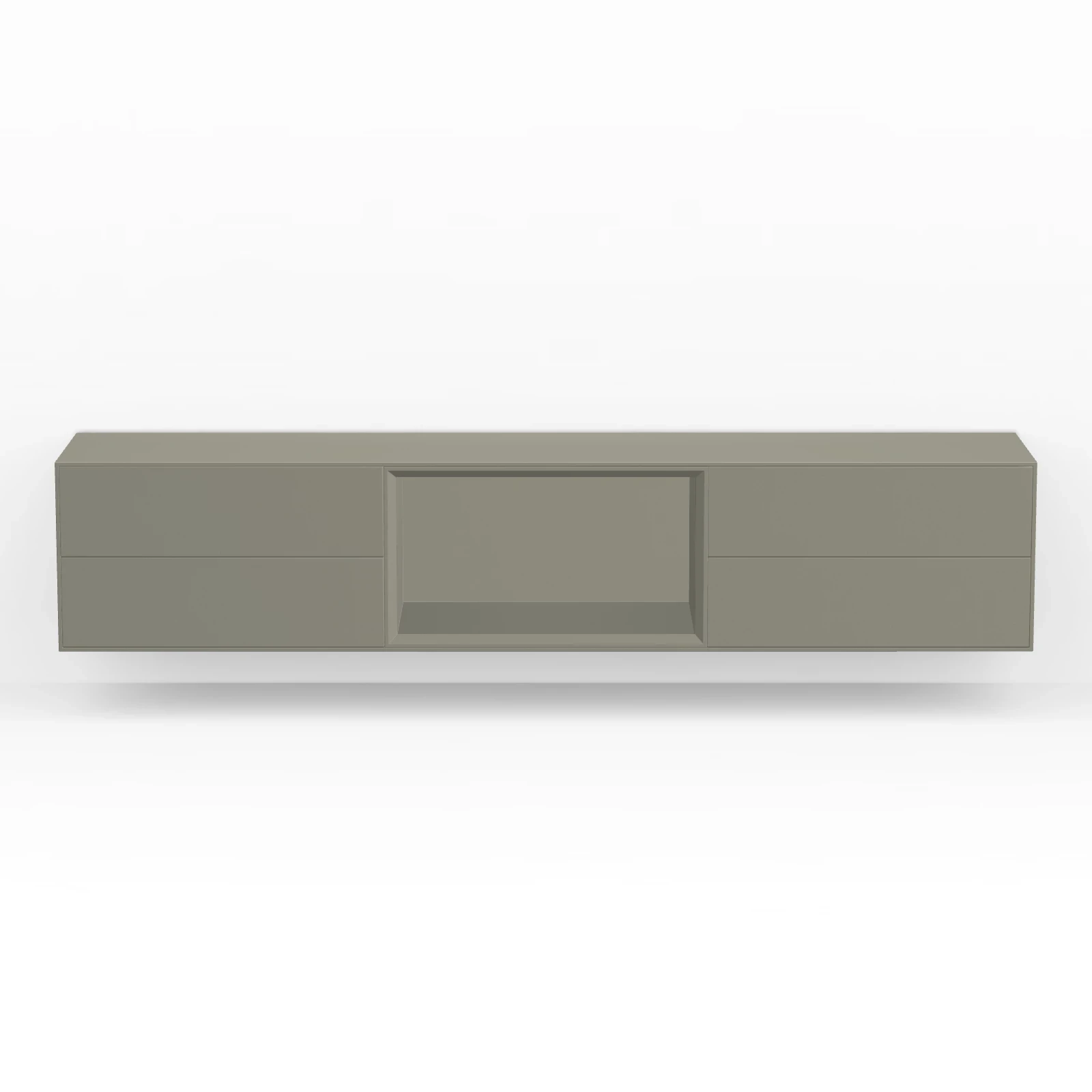 TV Meubel Moss Grey 200cm Zwevend