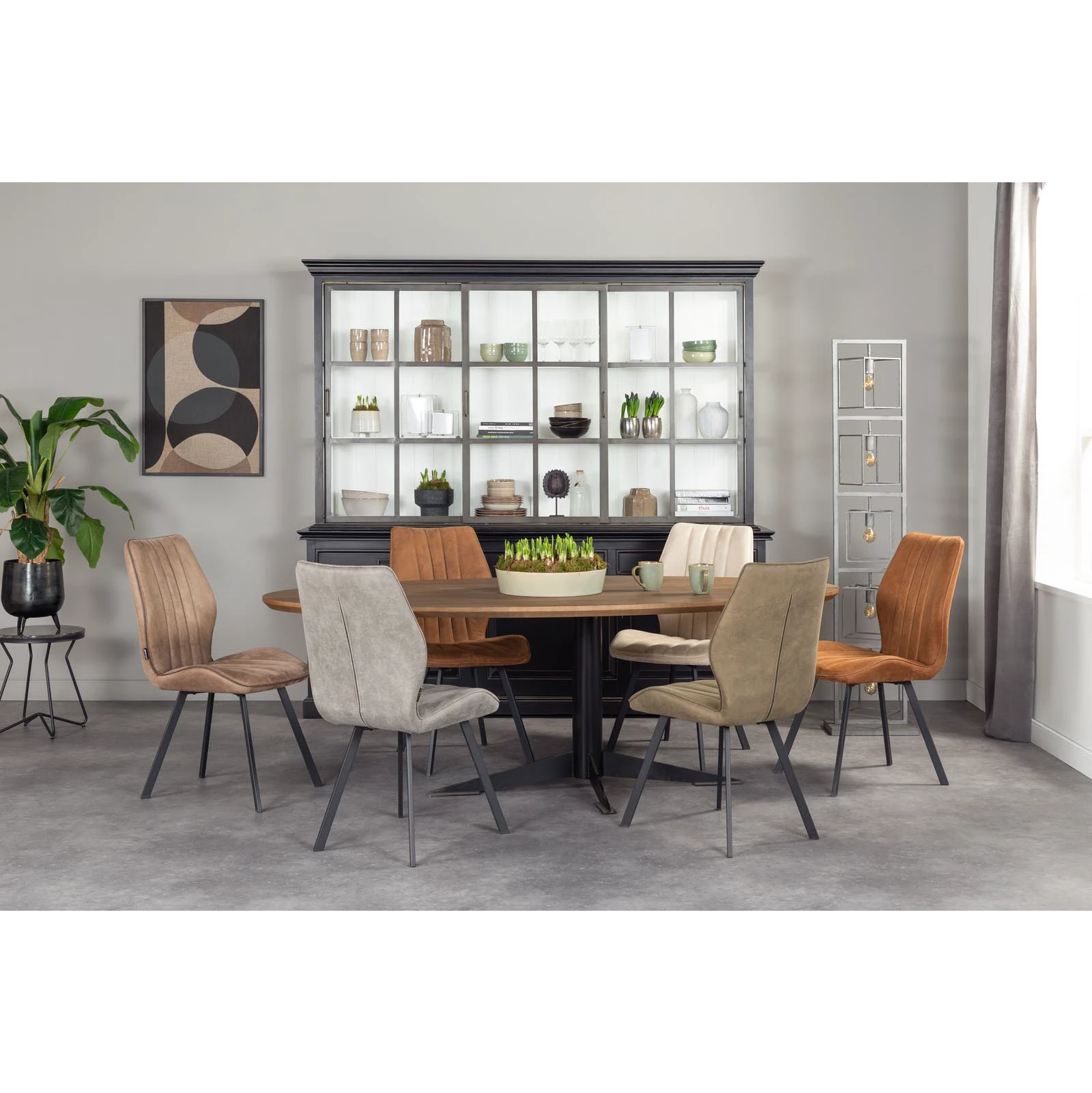 Schuifdeurkast (3 deuren) Galleria -  Zwart/Purewhite