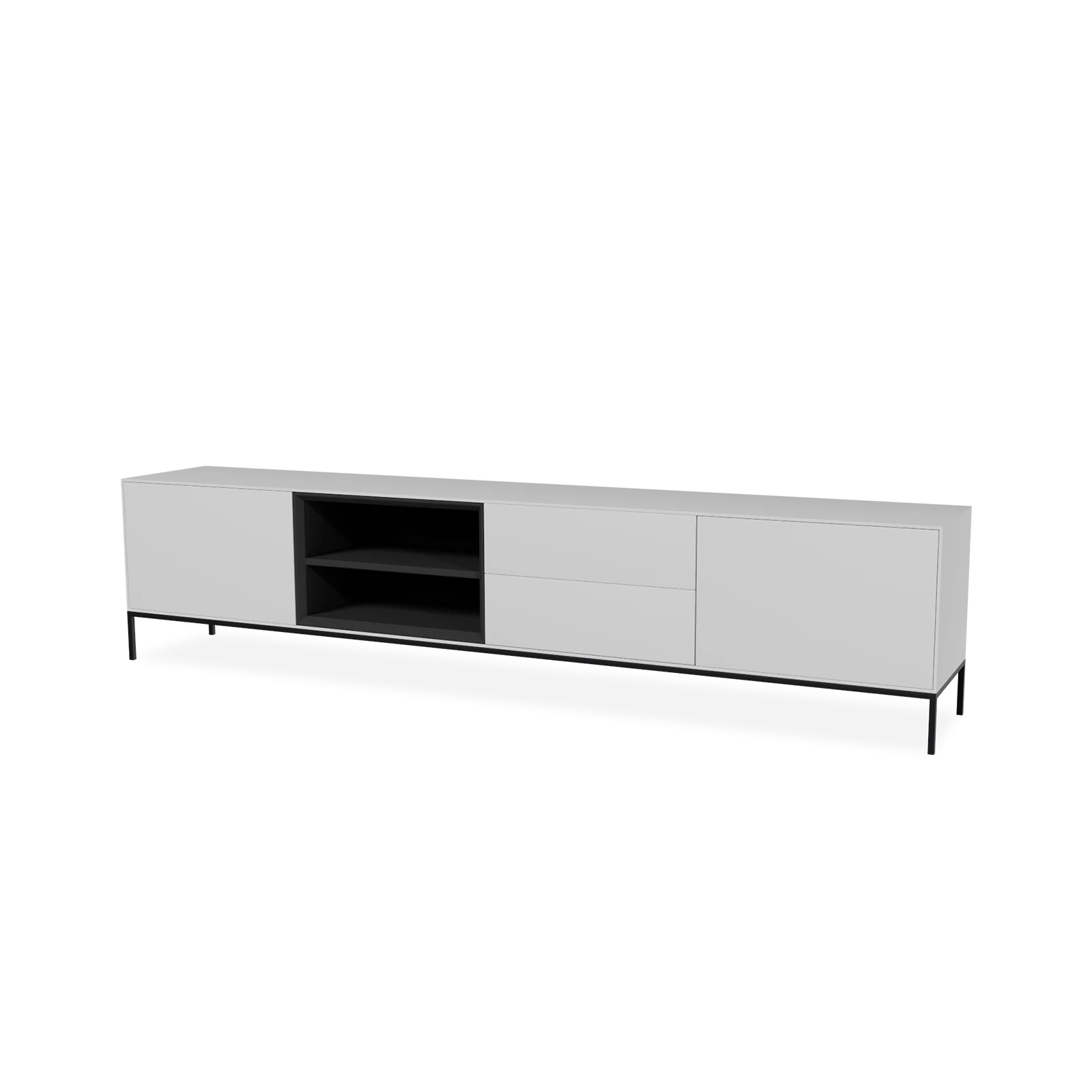 TV Meubel Tele Grey 240cm Poot