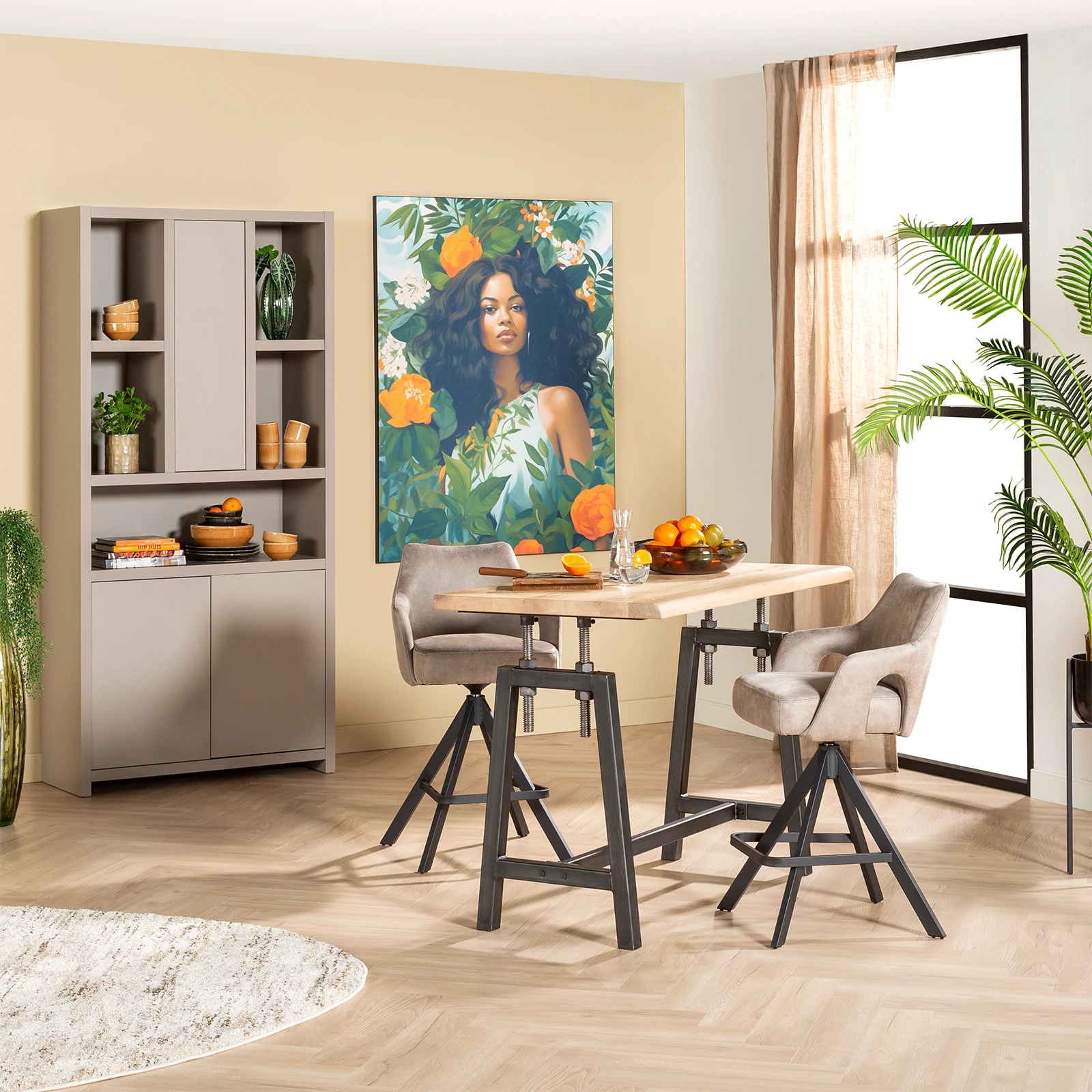 Bartafel (125x70cm) Nirvana - Nature White