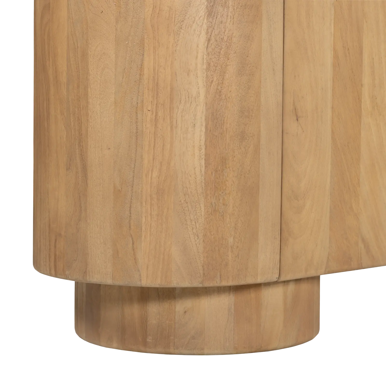 TV meubel Kess - 190 cm - Mangohout Loom Naturel - 2 deuren, 2 laden