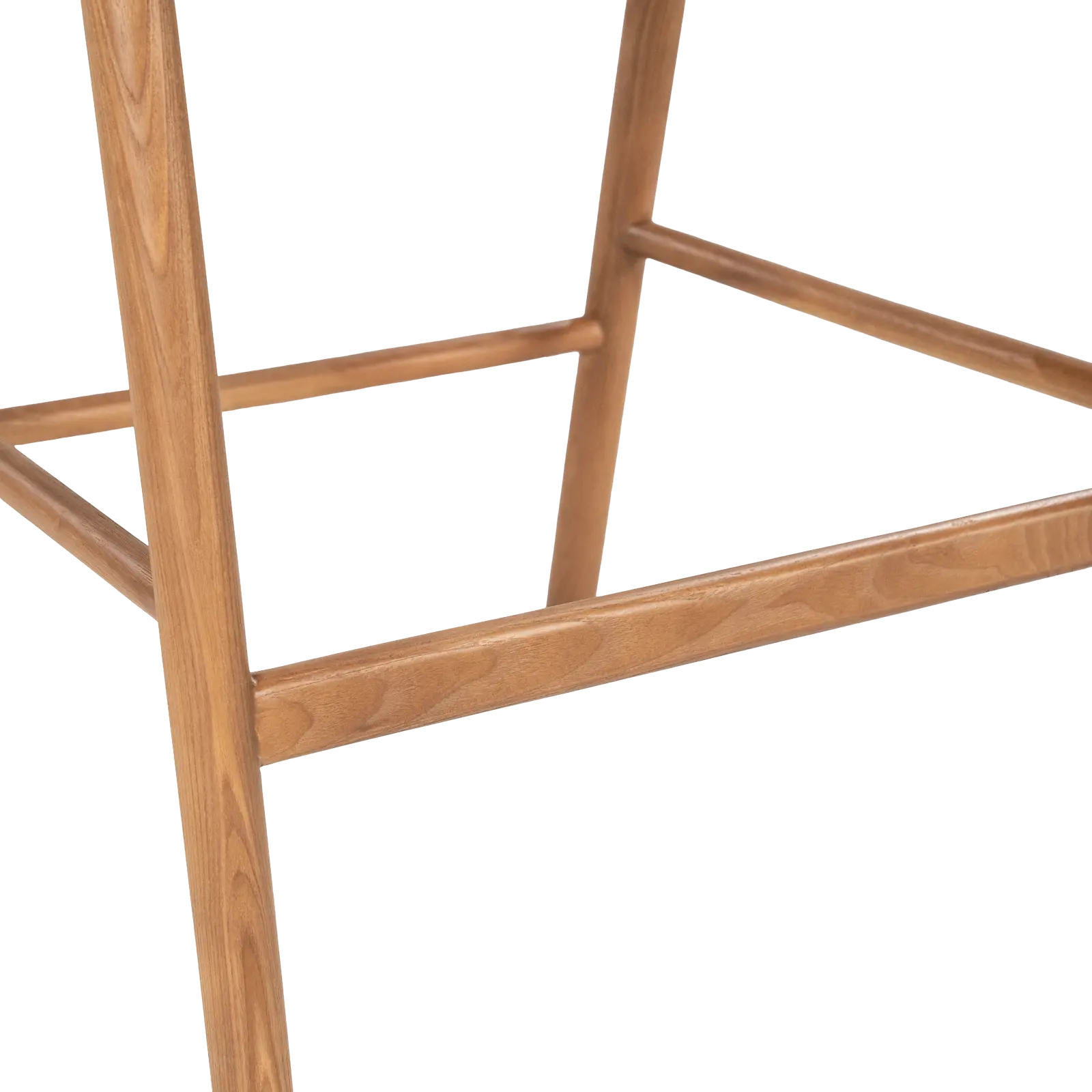 Barstoel Rayven - zithoogte 65 cm - Essenhout Lichtbruin