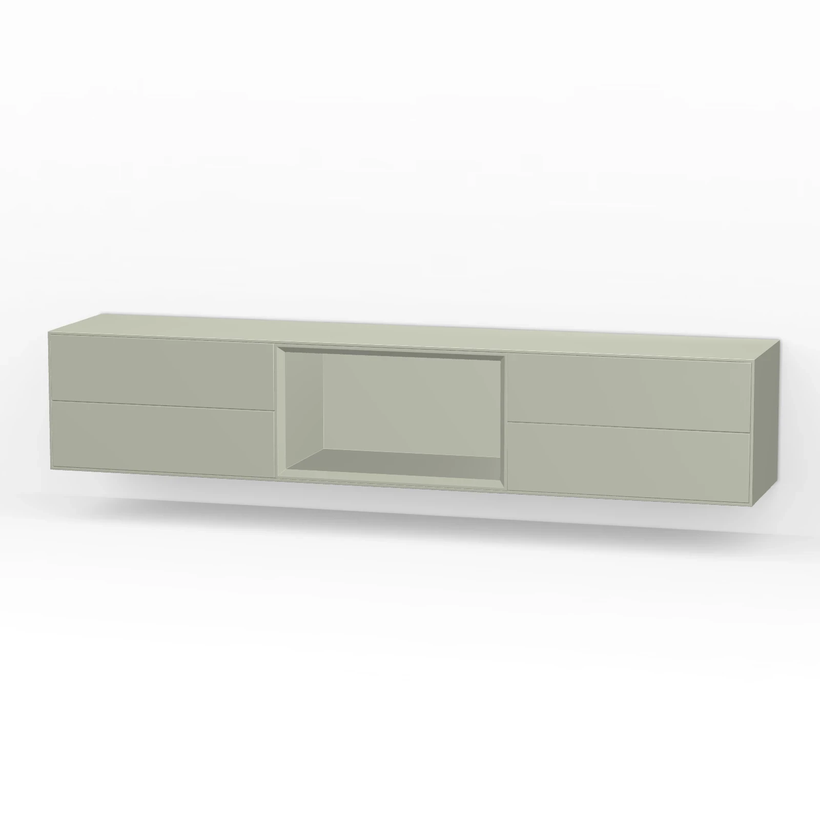 TV Meubel Nile Green 200cm Zwevend