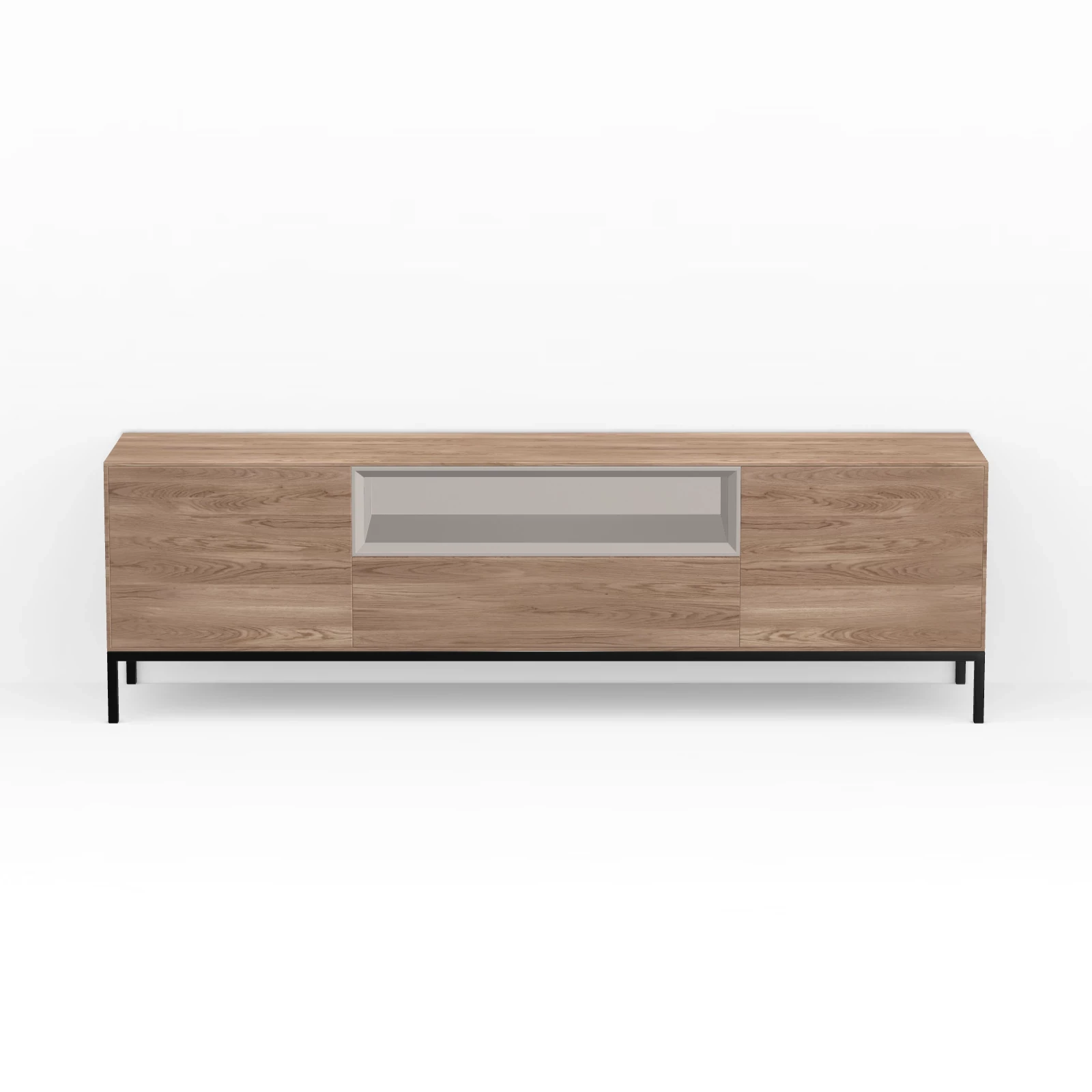 TV Meubel Kiezel 180cm Poot