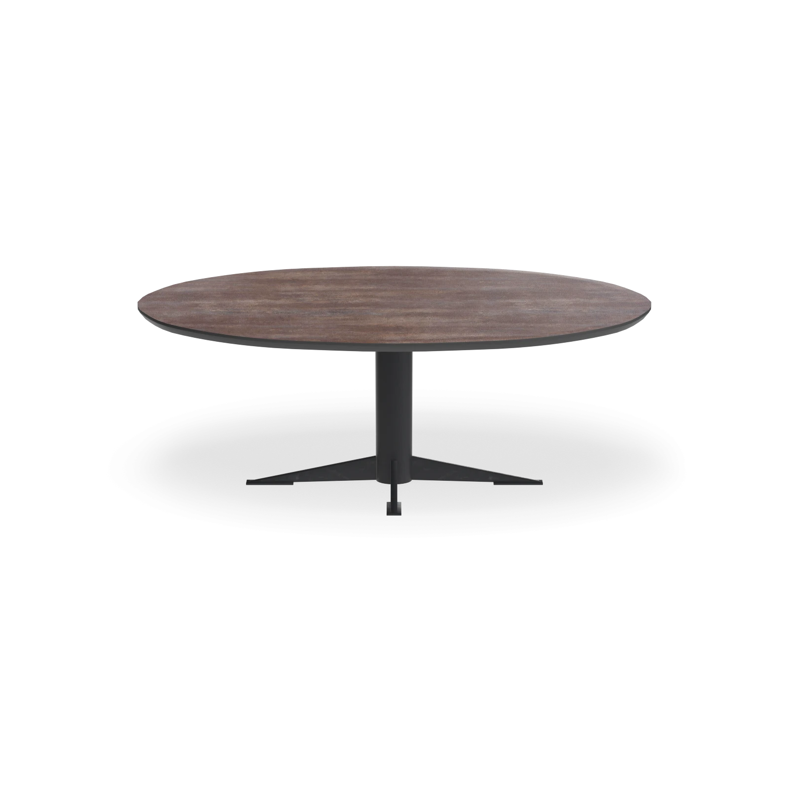 Eettafel Westfield - Ovaal HPL Oxidised (200x105cm)