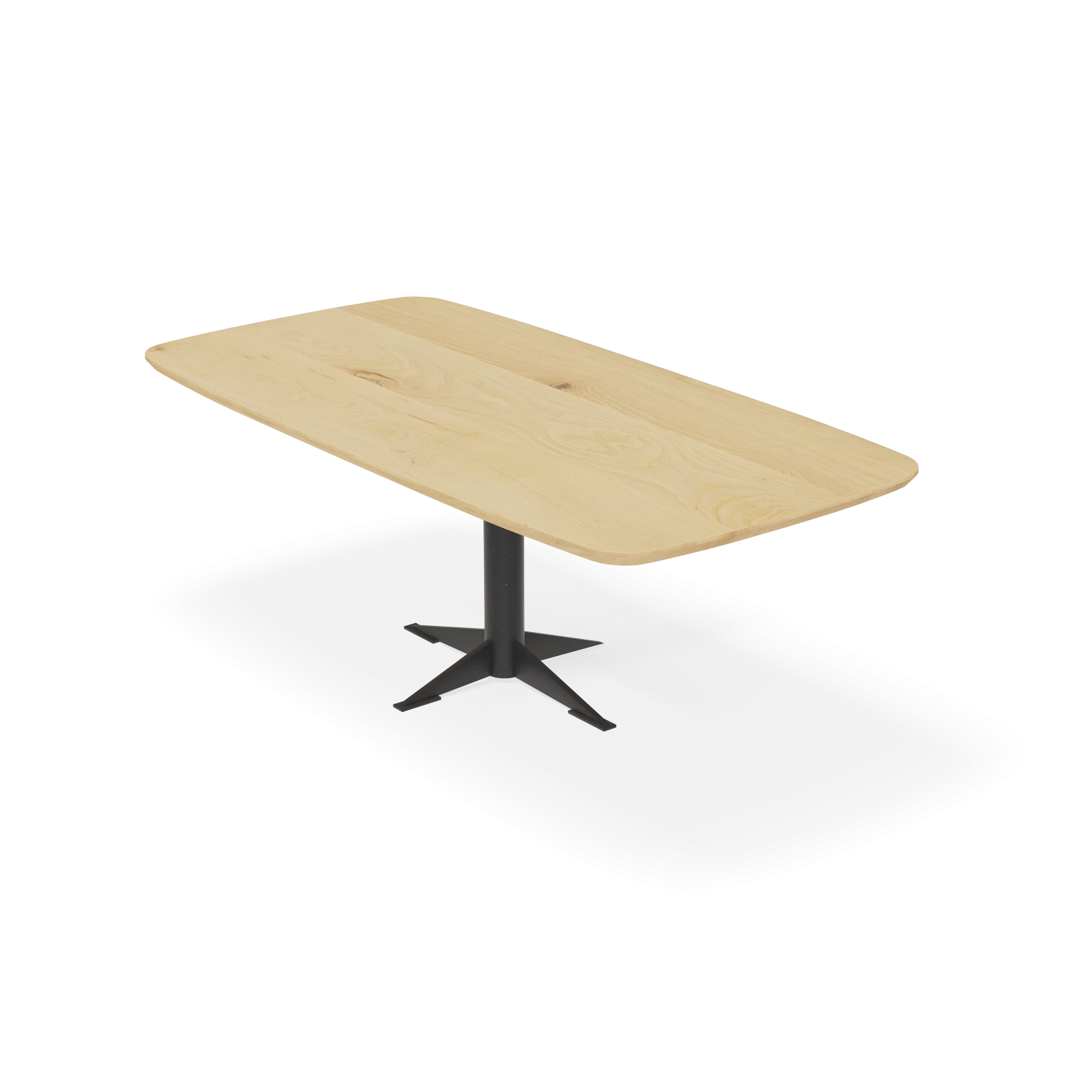 Eettafel Westfield - Deens Ovaal Eiken Nature White (220x110cm)
