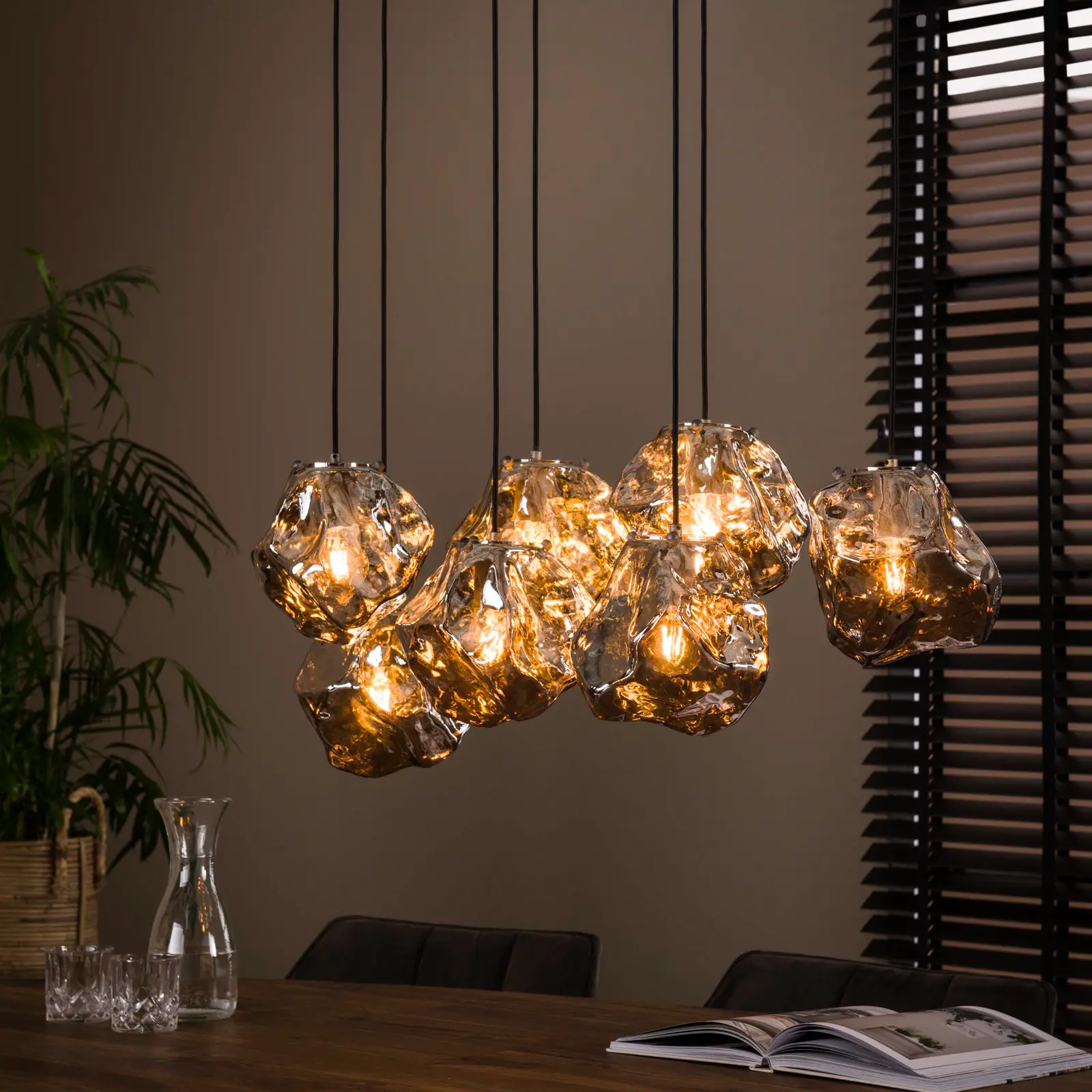 Hanglamp (7 lichts) Rock
