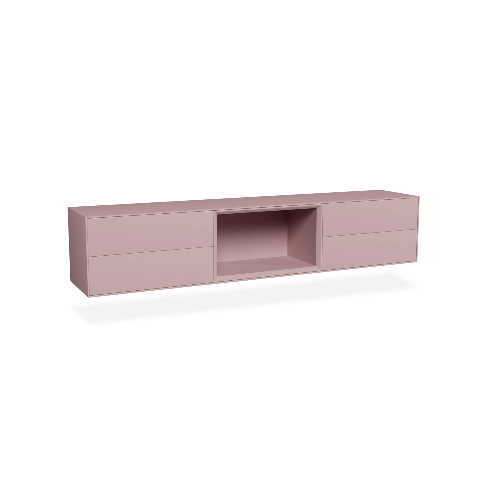 TV Meubel Retro Pink 200cm Zwevend